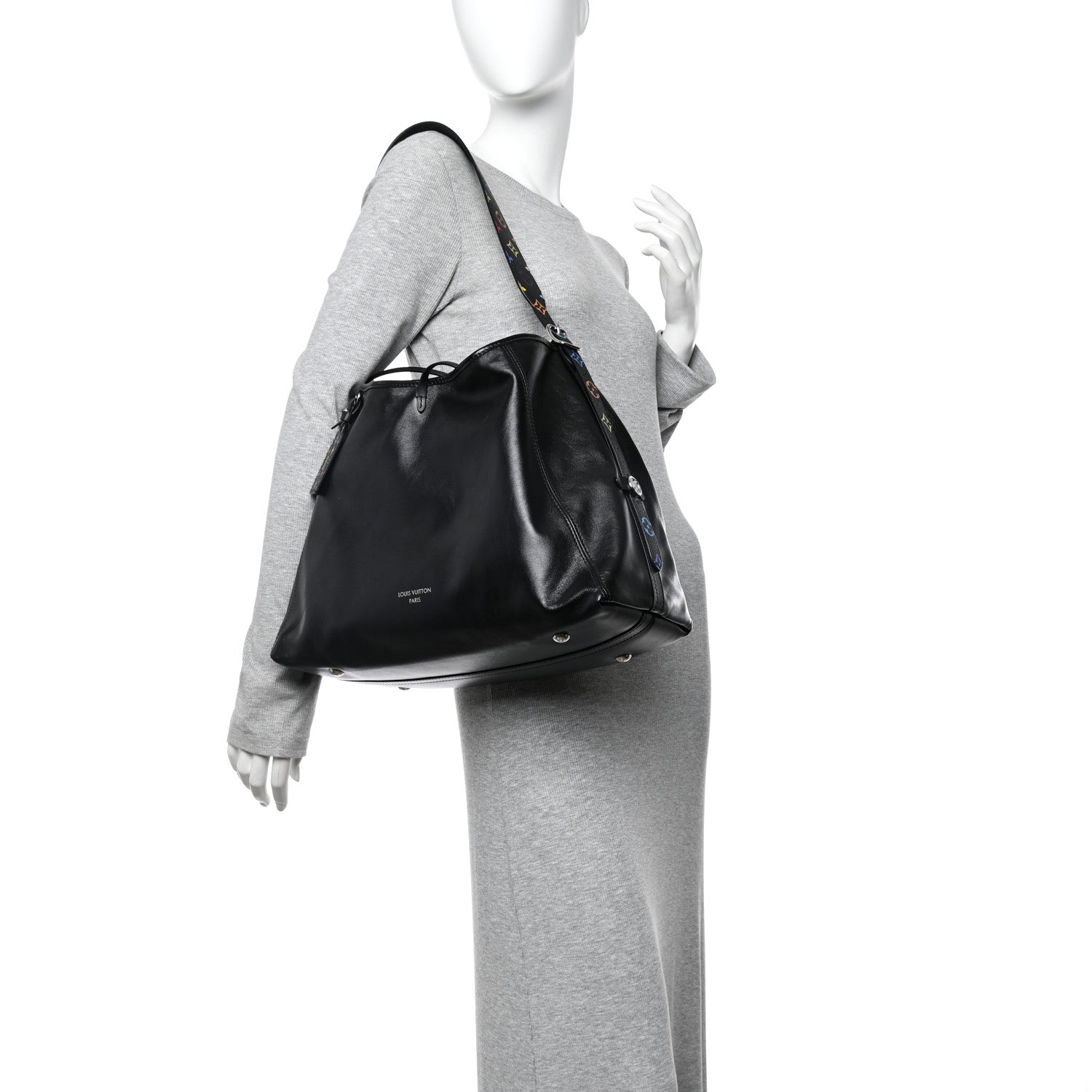 LV X TM Lambskin CarryAll Vibe MM Black