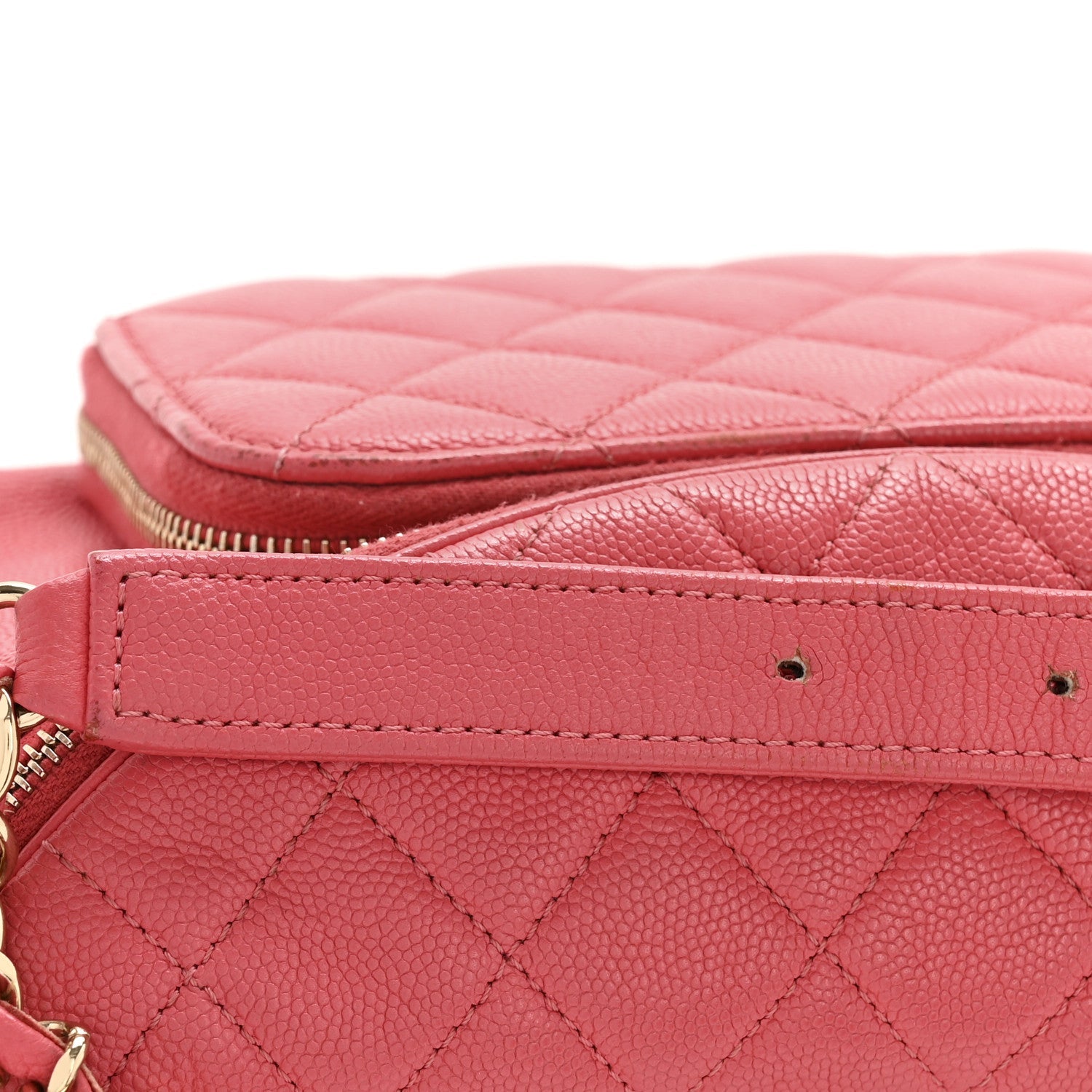 Caviar Quilted Business Affinity Waist Belt Bag Pink