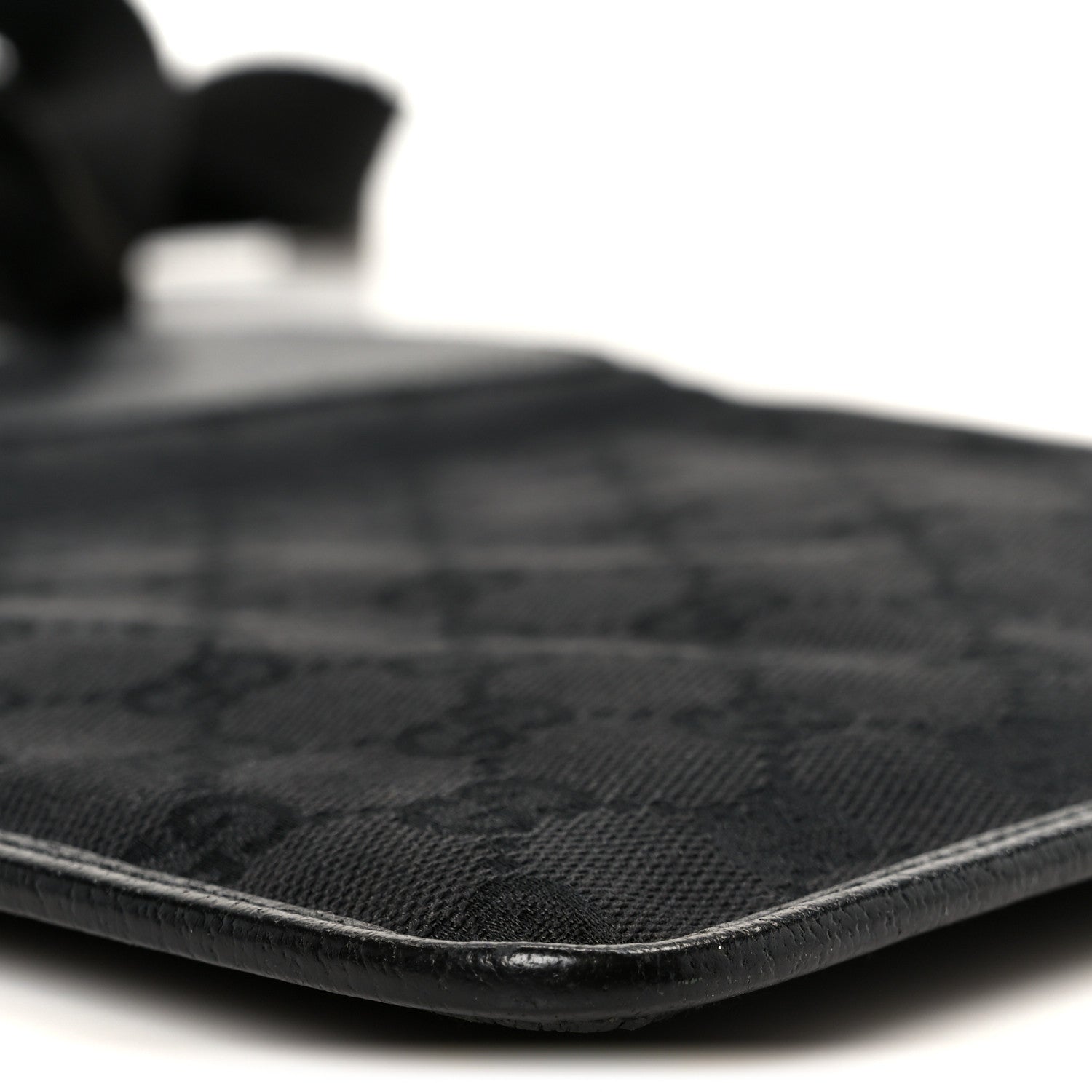 GG Monogram Messenger Crossbody Bag Black