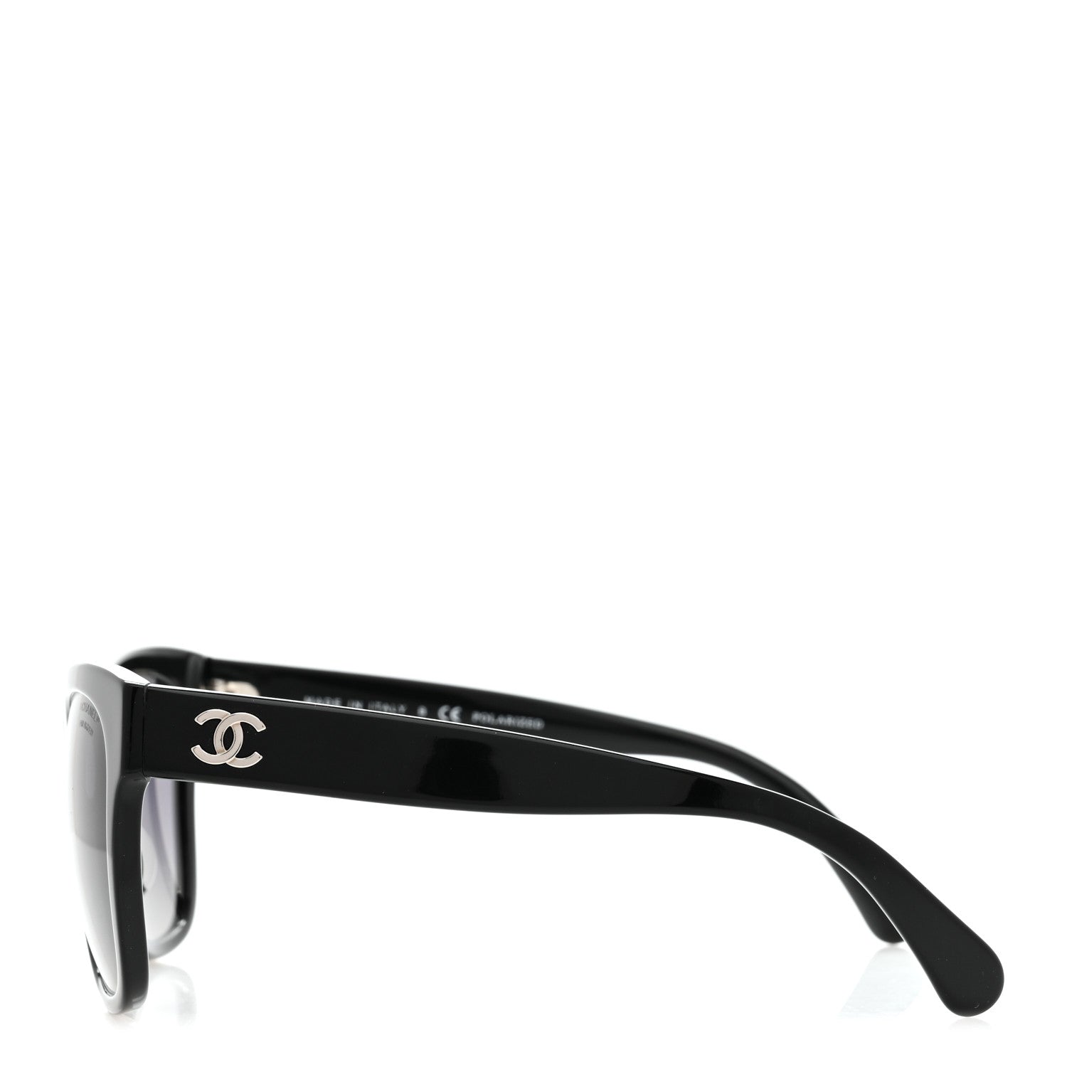 Acetate Polarized Square CC Sunglasses 5380-A  Black