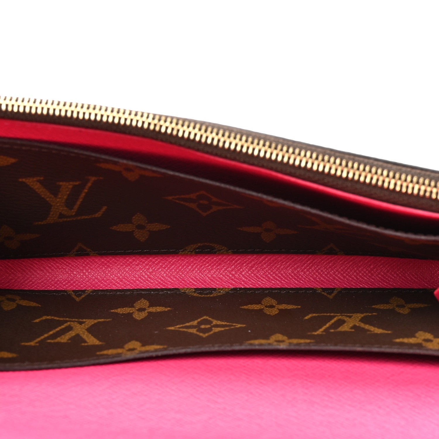 Monogram Emilie Wallet Fuchsia