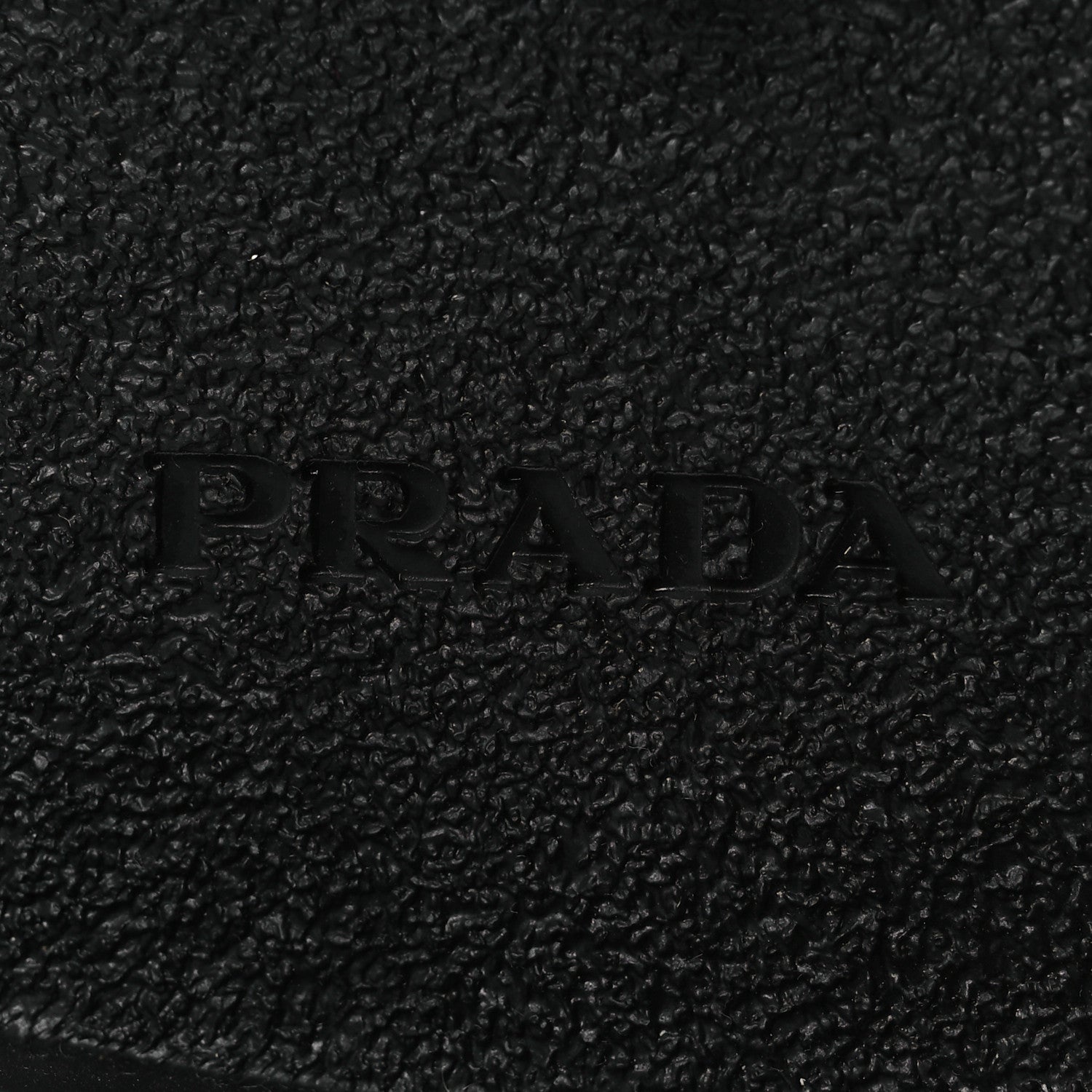 Vitello Lux Nylon Metal Triangle Logo Monolith Pouch Pocket 55mm Tall Combat Boots 38.5 Black
