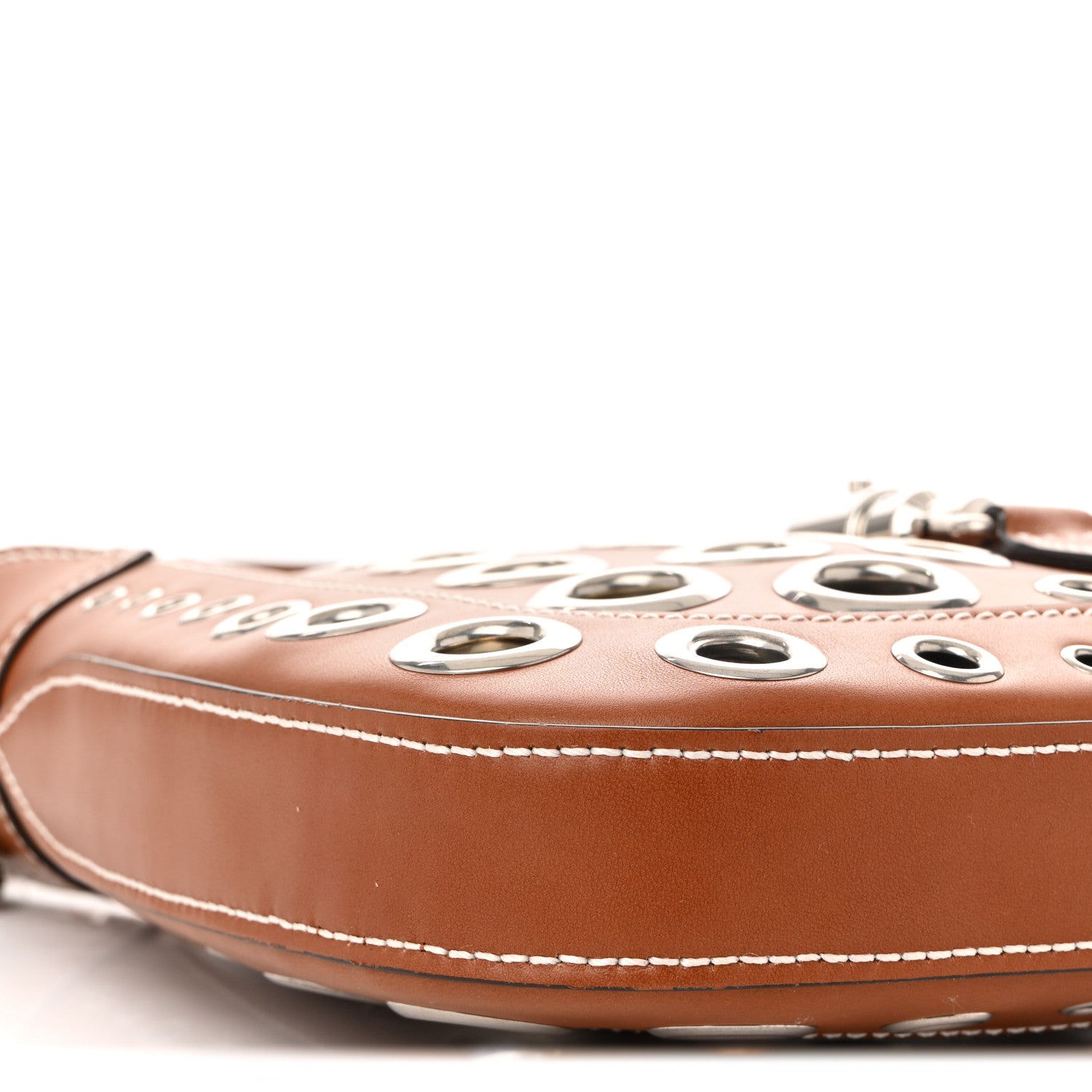 Calfskin Ha Ha Ha Jackie 1961 Eyelet Hobo Cuir