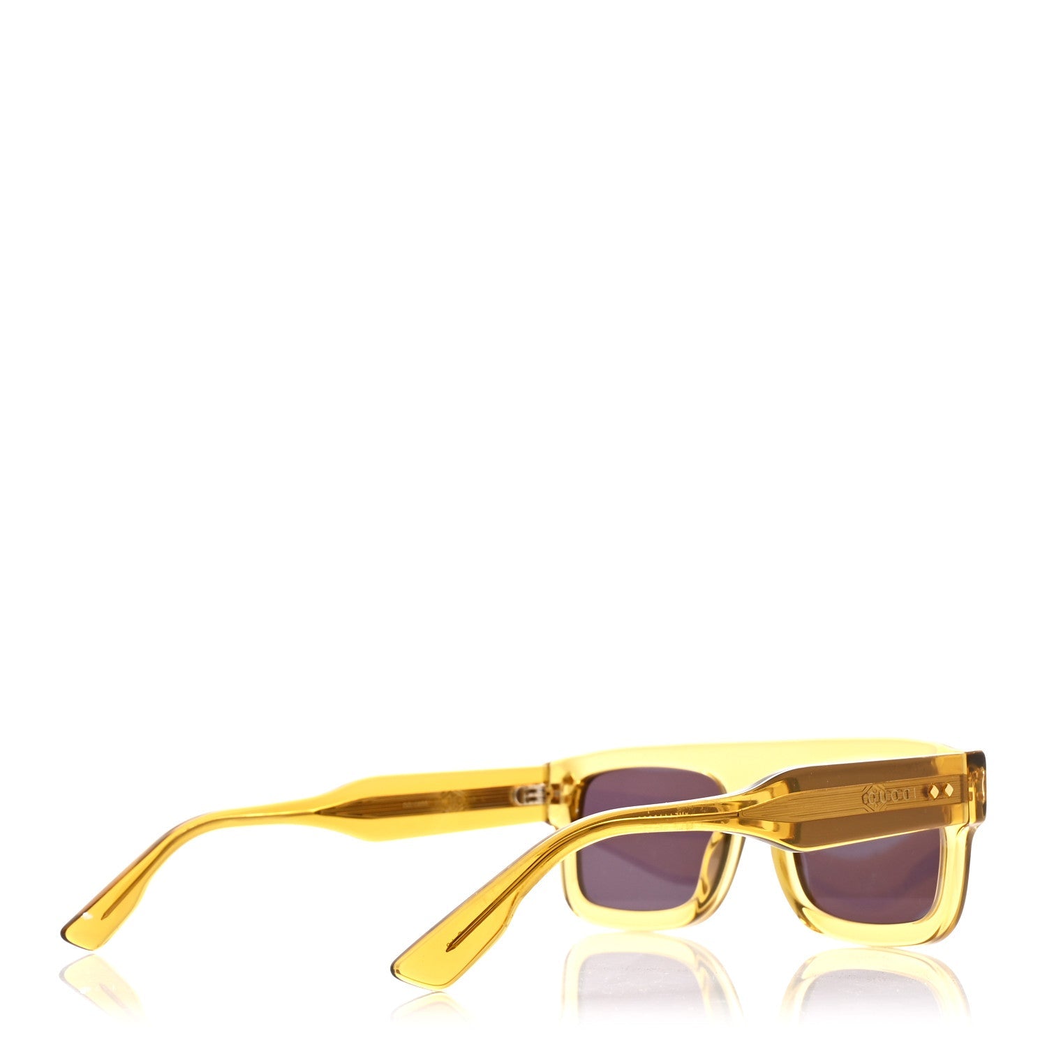 Acetate Square Frame Sunglasses GG1085S Yelllow
