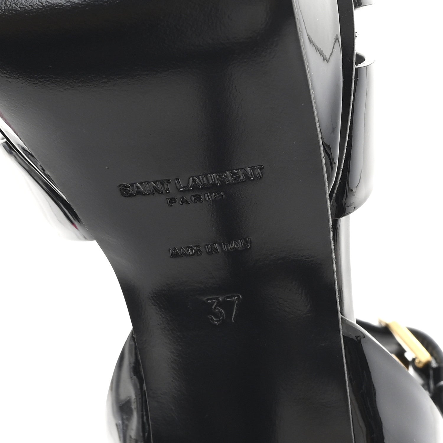 Patent Tribute 75 Platform Sandals 37 Black