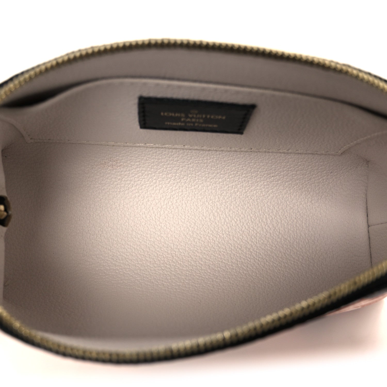 Monogram Giant Crafty Cosmetic Pouch Creme Caramel