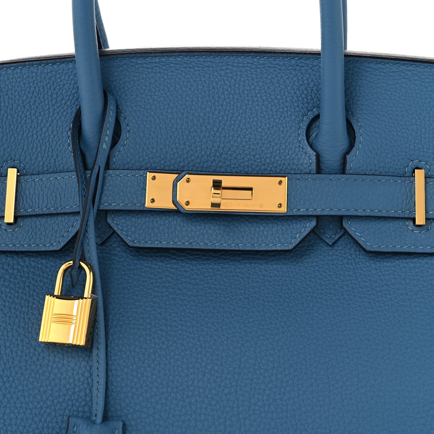 Togo Birkin 30 Bleu Azur