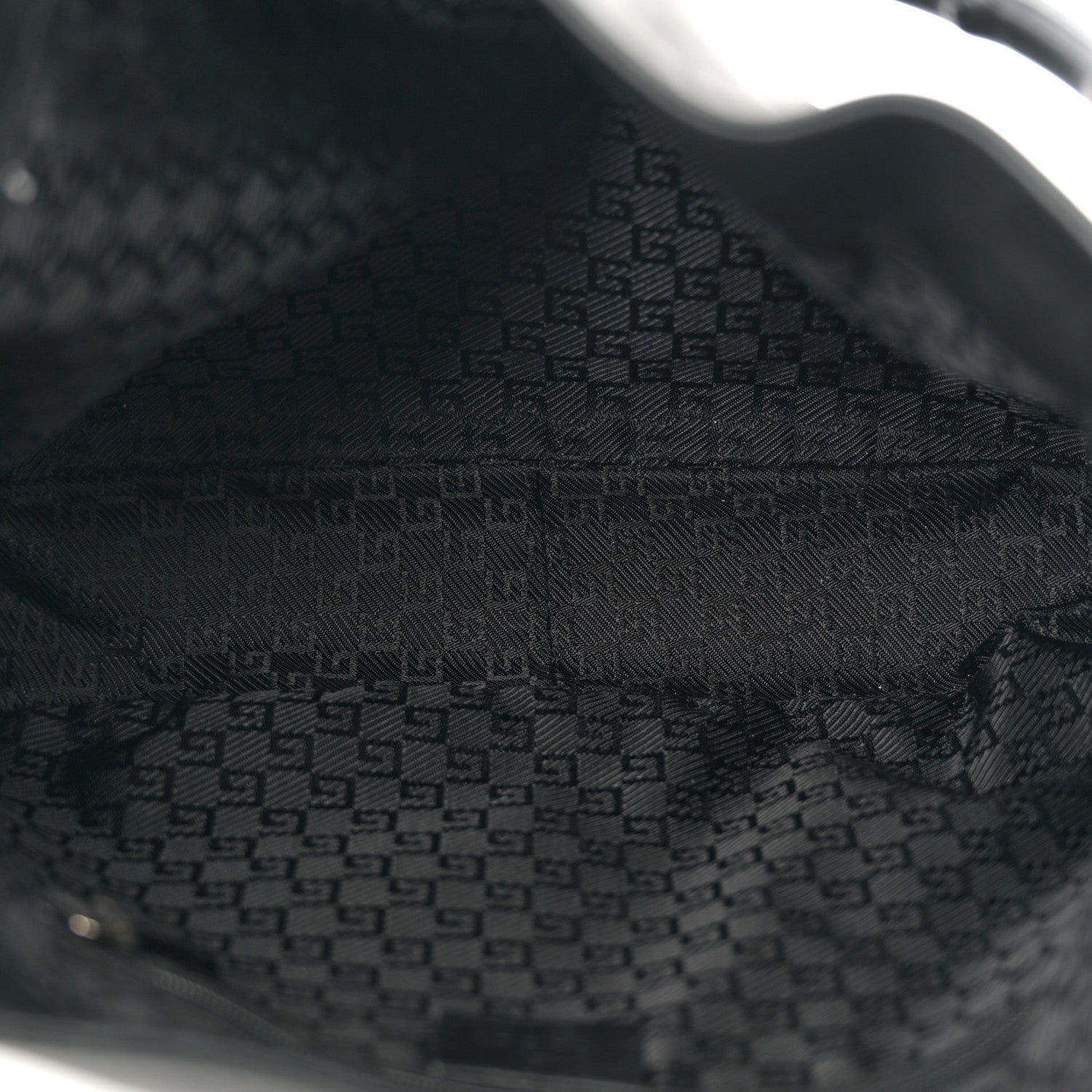 Calfskin Bamboo Top Handle Bag Black Black