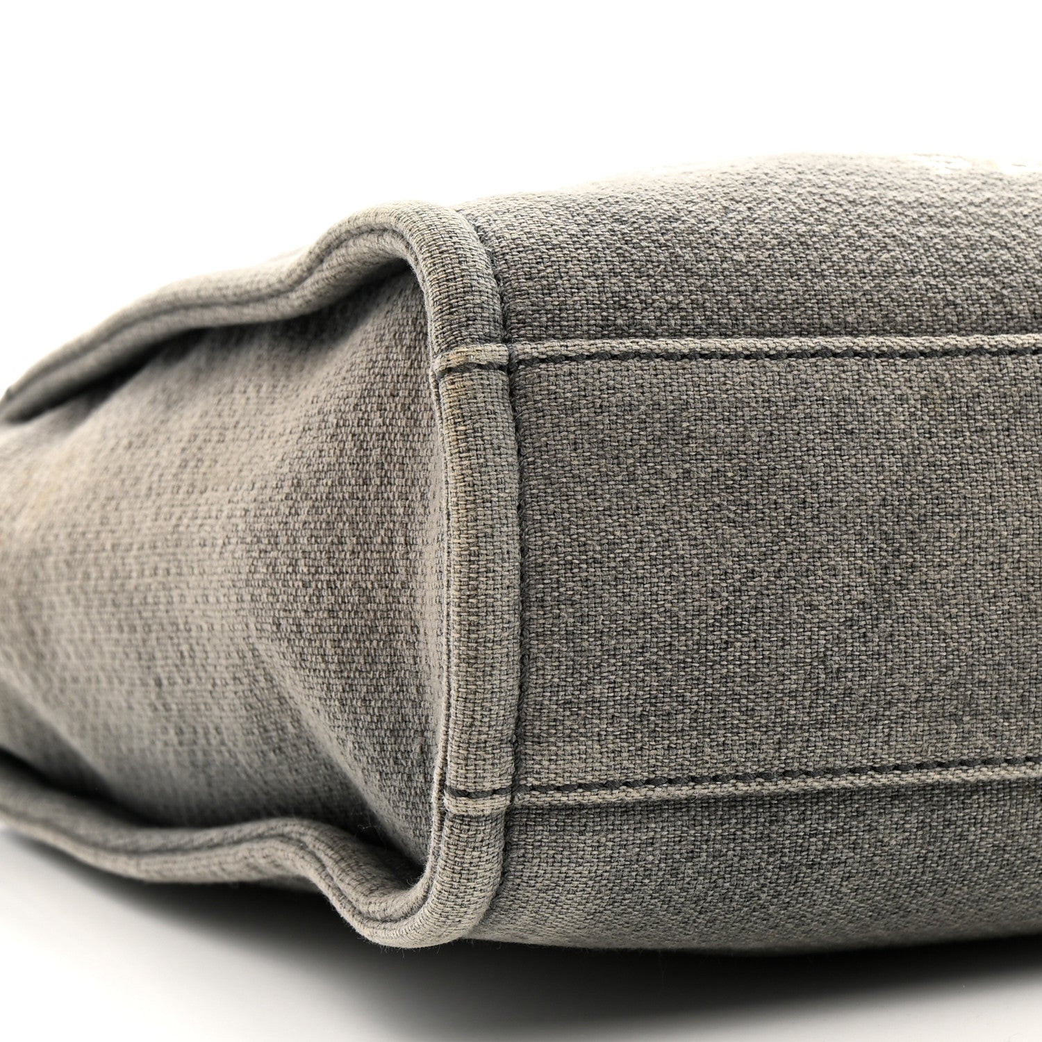 Canvas Mini Deauville Tote Dark Grey