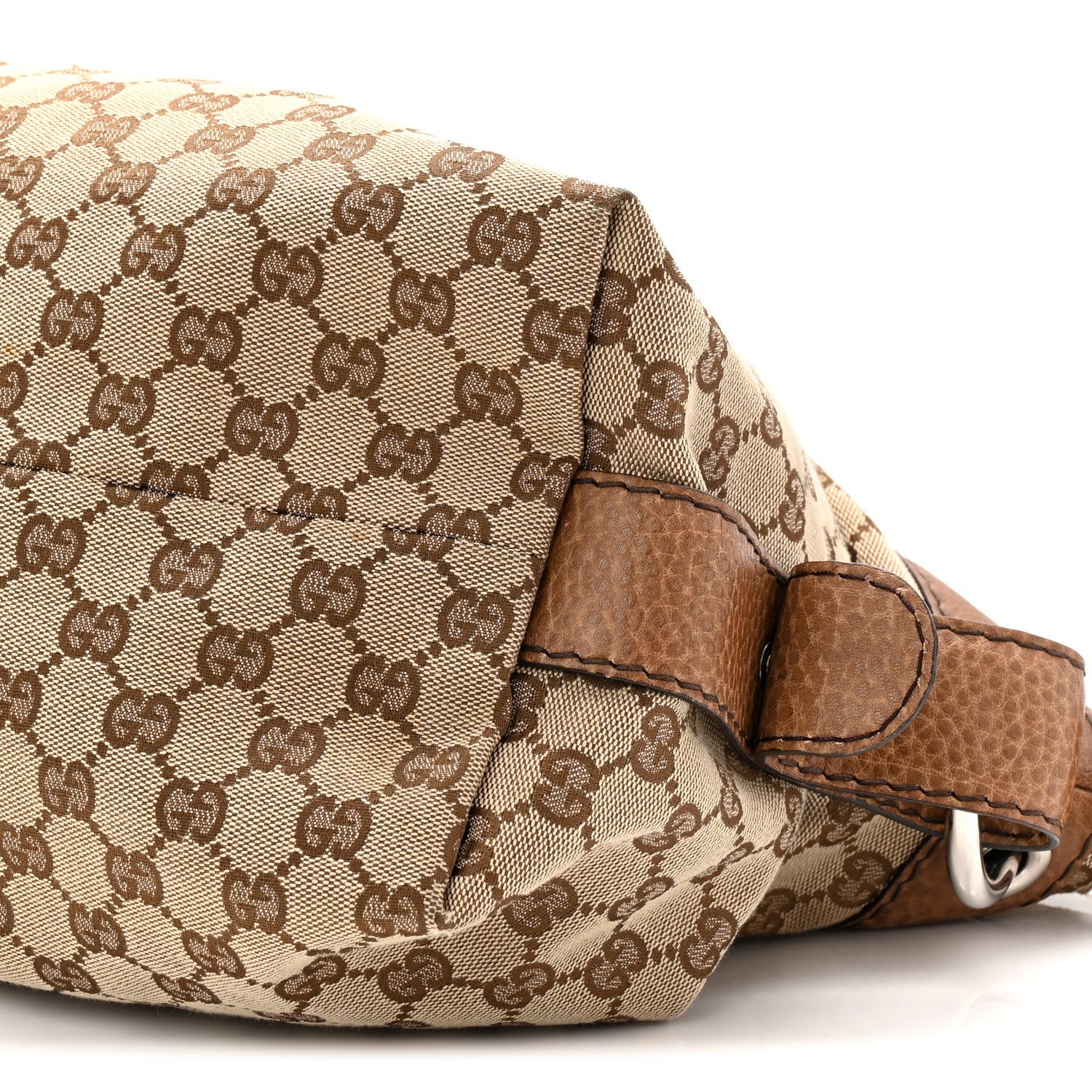 Monogram Bamboo Bar Medium Tote Brown