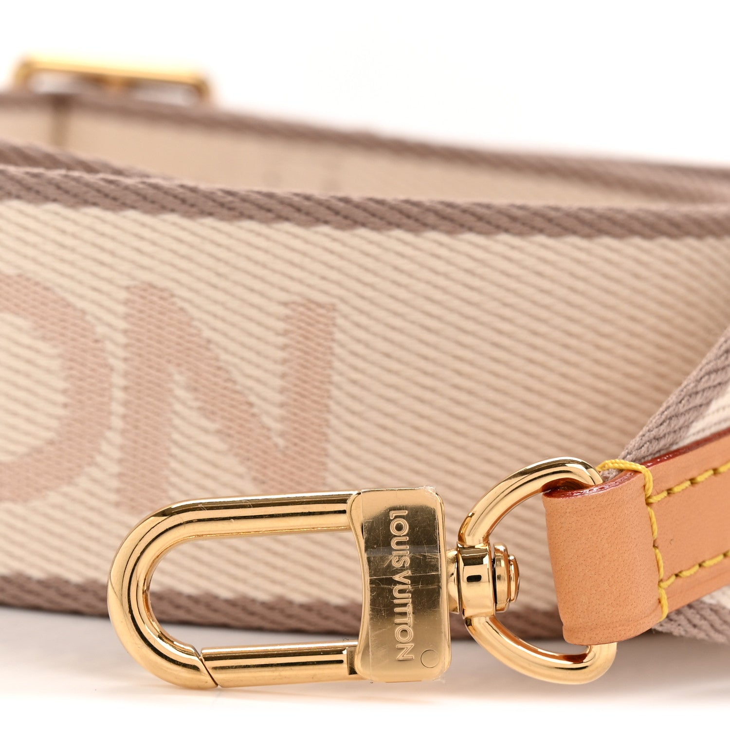 Jacquard Shoulder Strap Beige