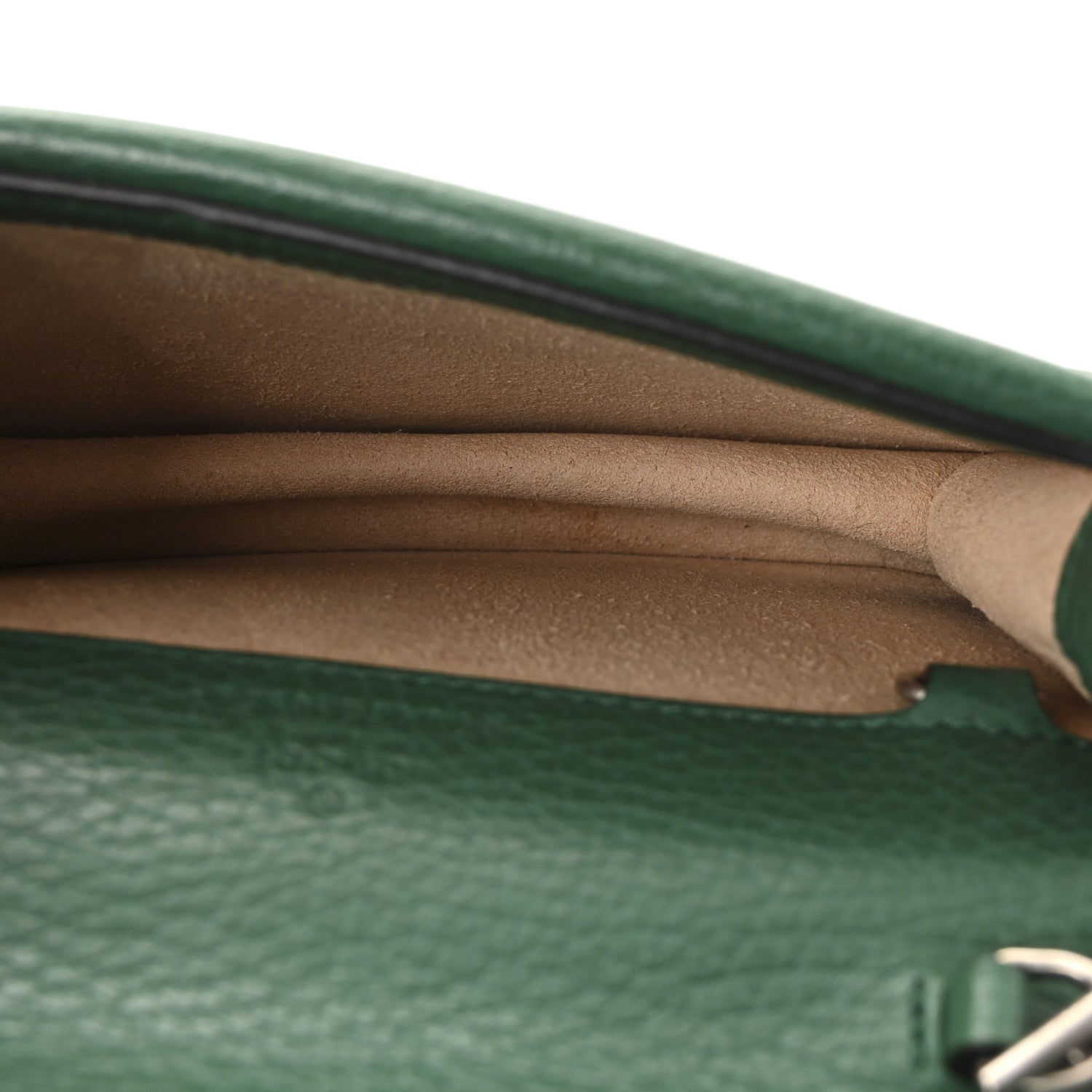 Dollar Calfskin Crystal Super Mini Dionysus Shoulder Bag Emerald