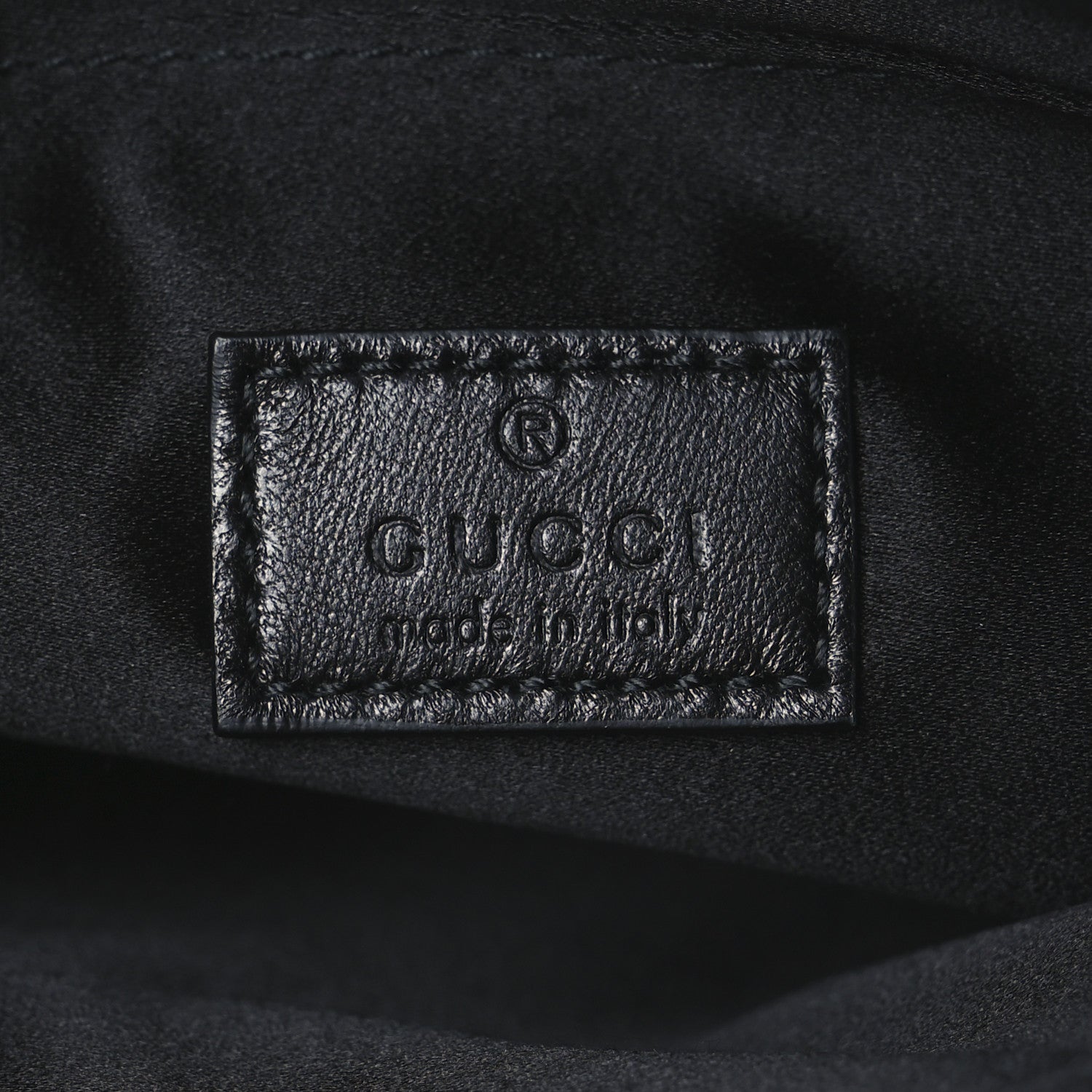 Jacquard Black Denim GG Monogram Horsebit Slim Small Shoulder Bag Black Grey