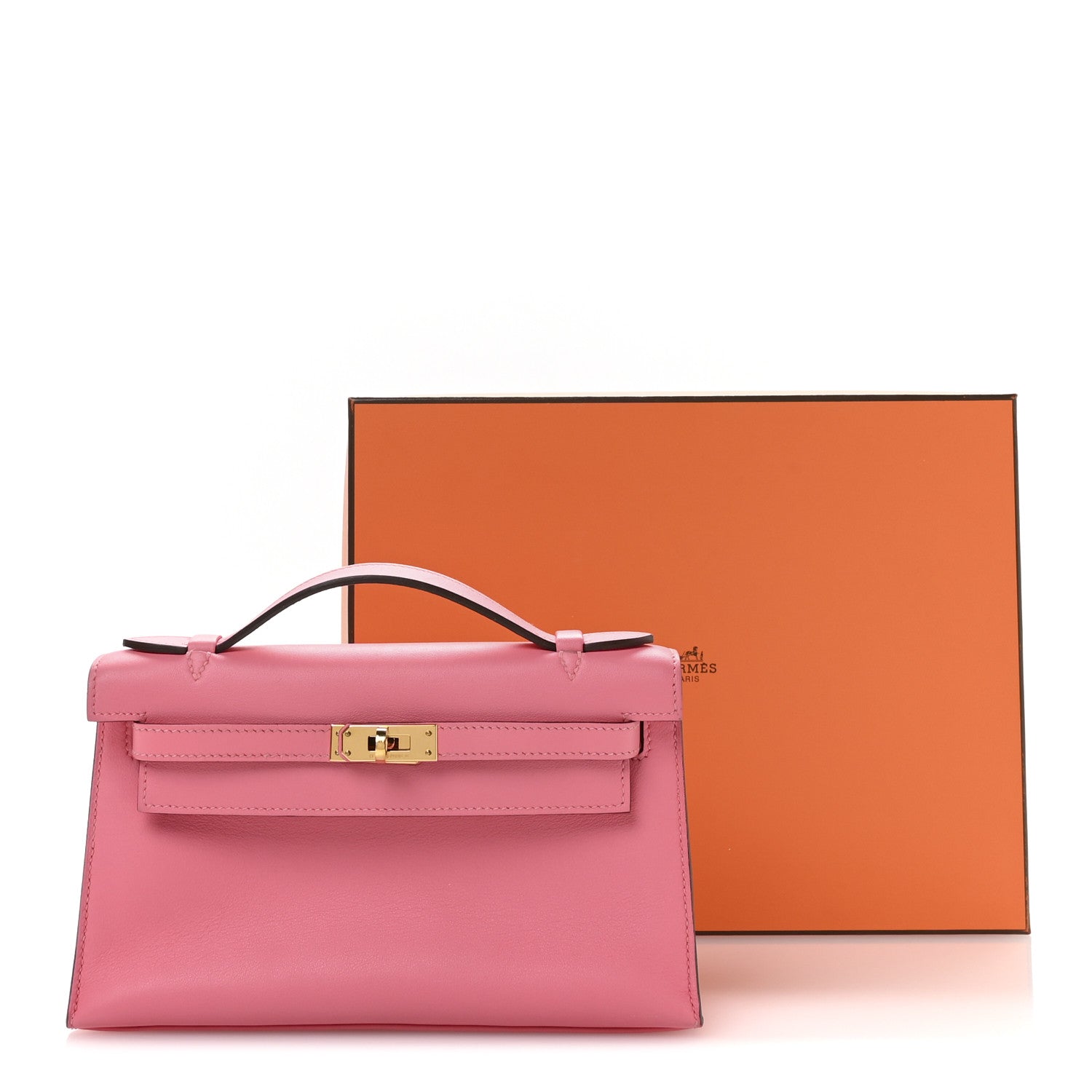 Swift Kelly Pochette Clutch Rose Azalee