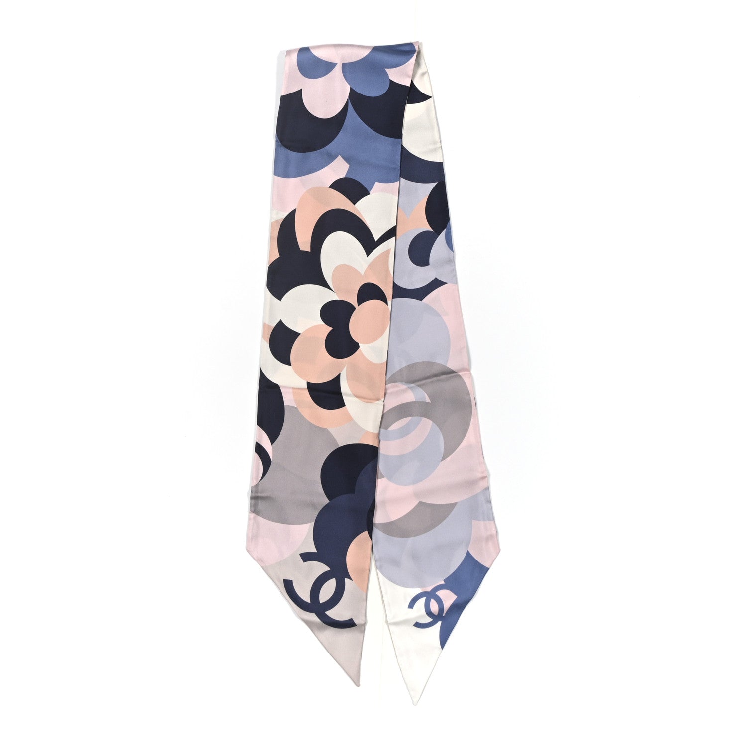CC Slim Camellia Bandeau Scarf Pink Multicolor