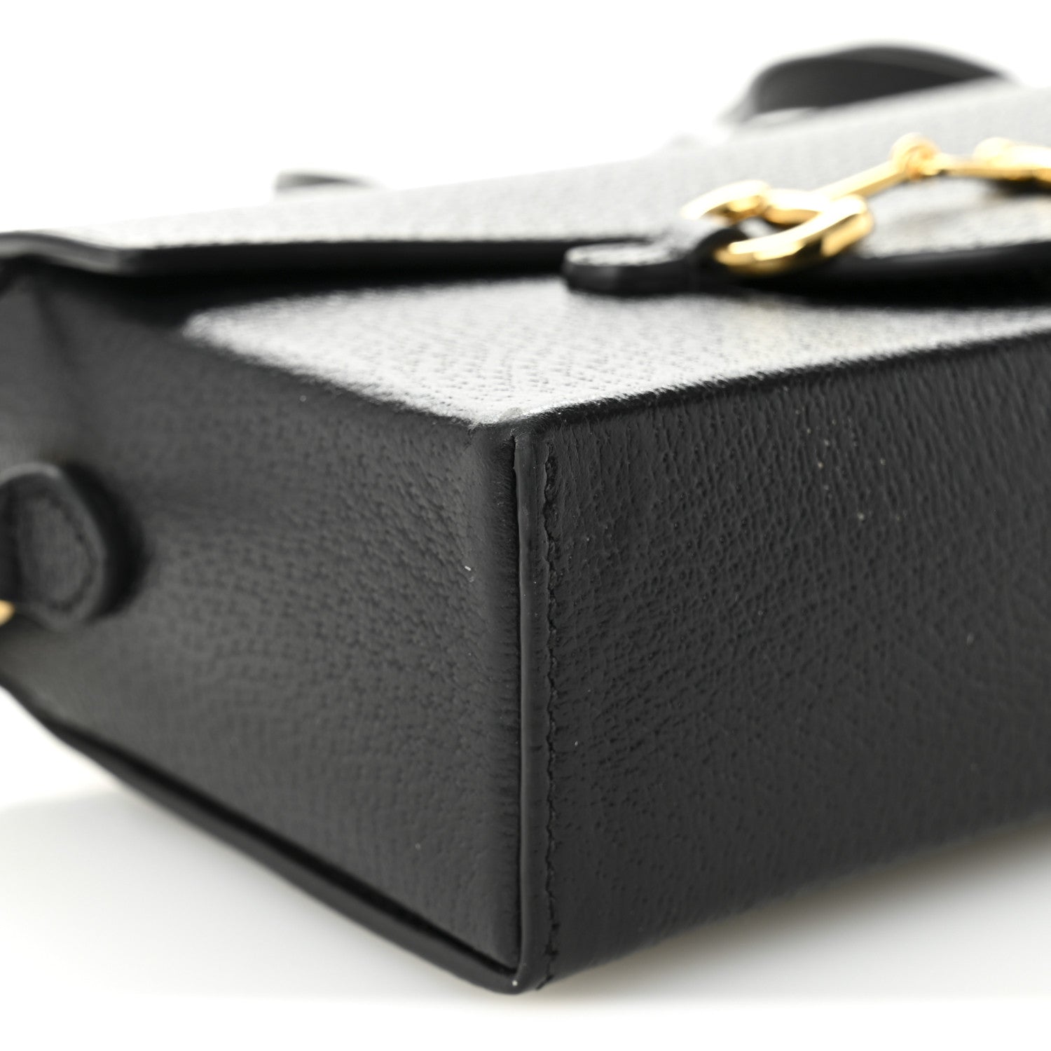 Calfskin Horsebit 1955 Shoulder Bag Black