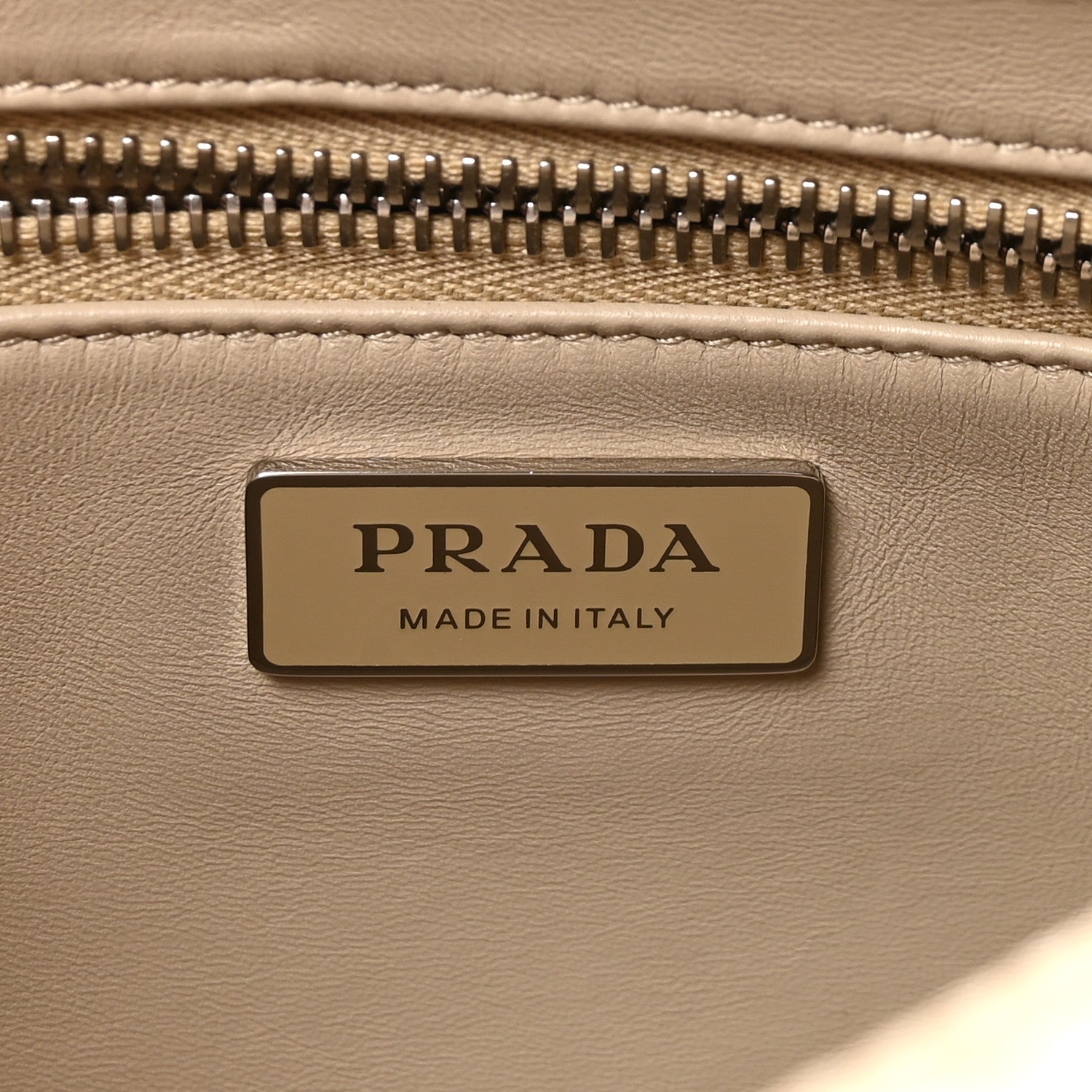 Nappa Antique Medium Re-Edition 2001 Two Handle Bag Deserto