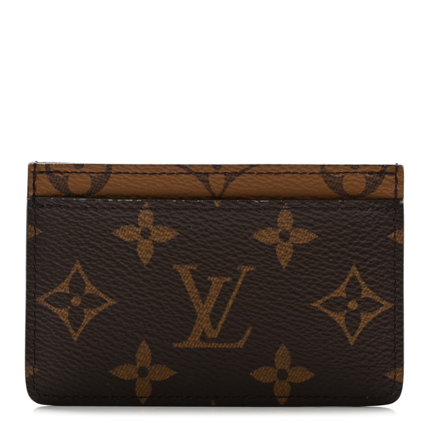 Reverse Monogram Card Holder