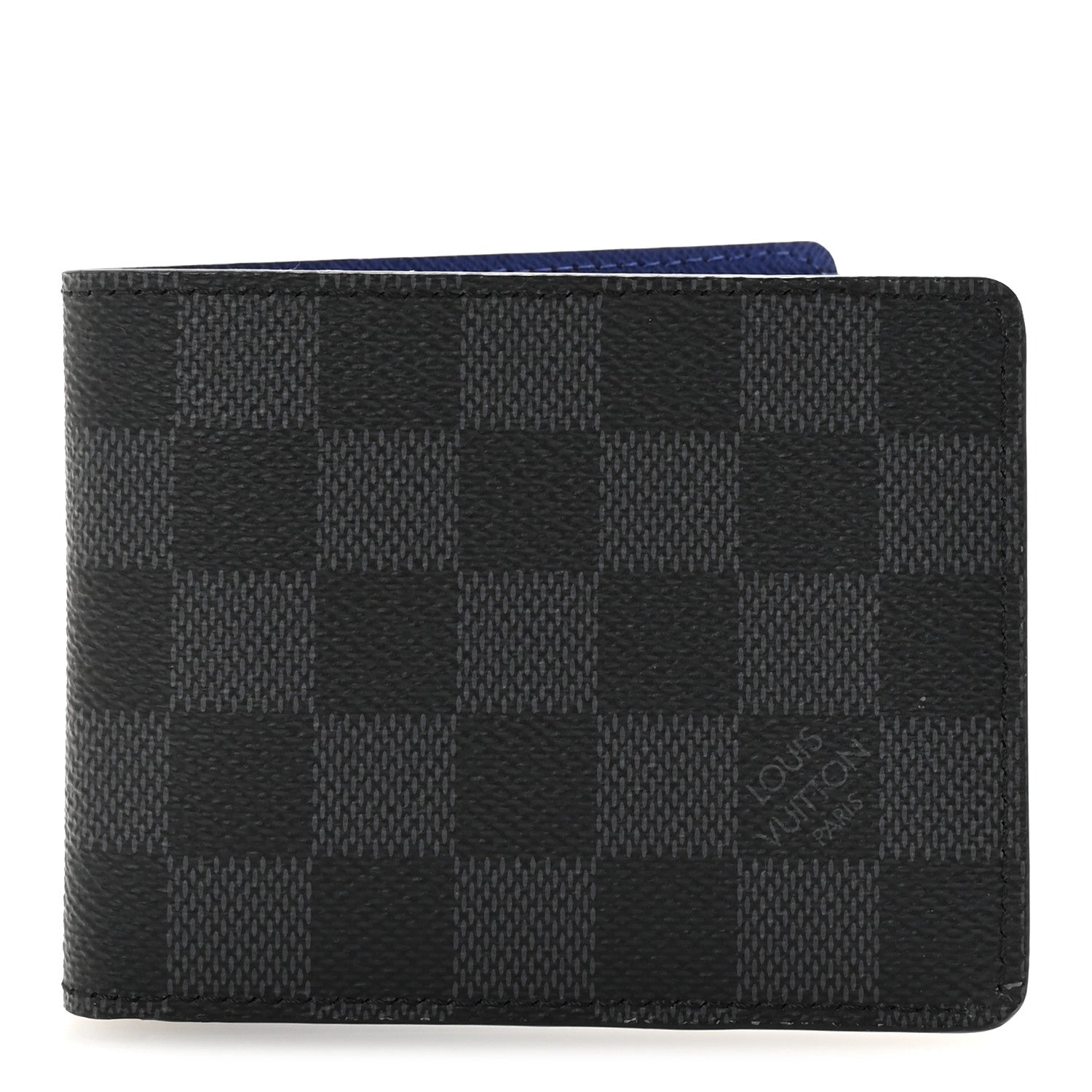 Damier Graphite Slender Wallet Blue