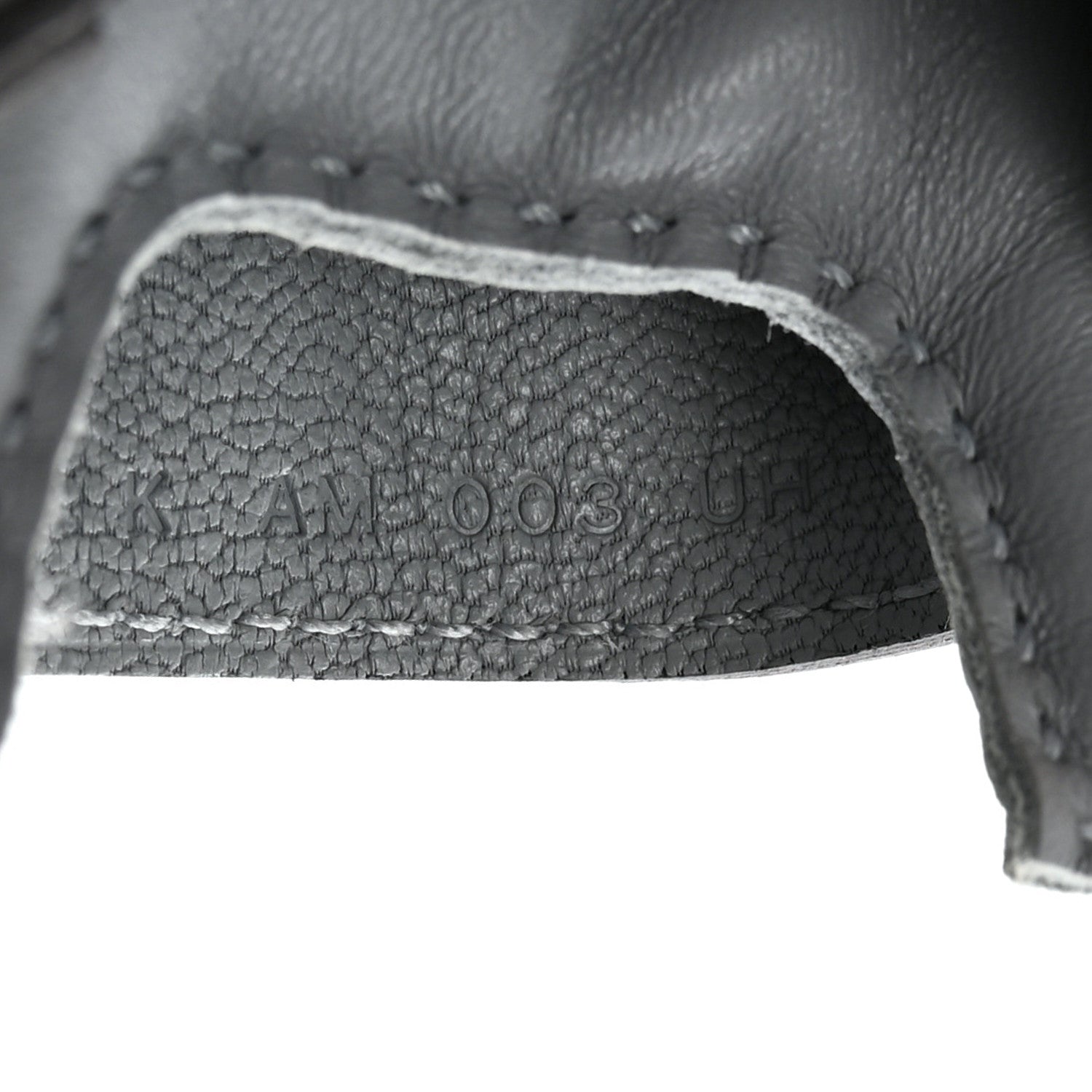 Milo Lambskin Studded Grigri Rodeo Robeo Rock Horse Bag Charm PM Gris Pantin