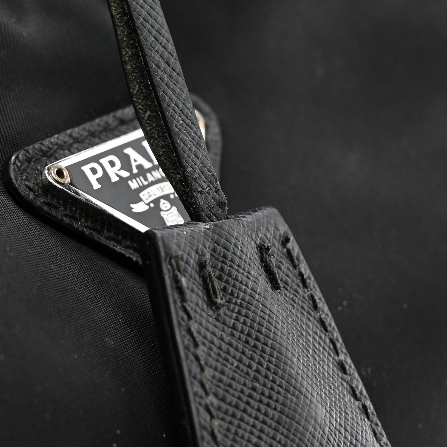 Tessuto Nylon Mini Re-Edition 2000 Bag Black
