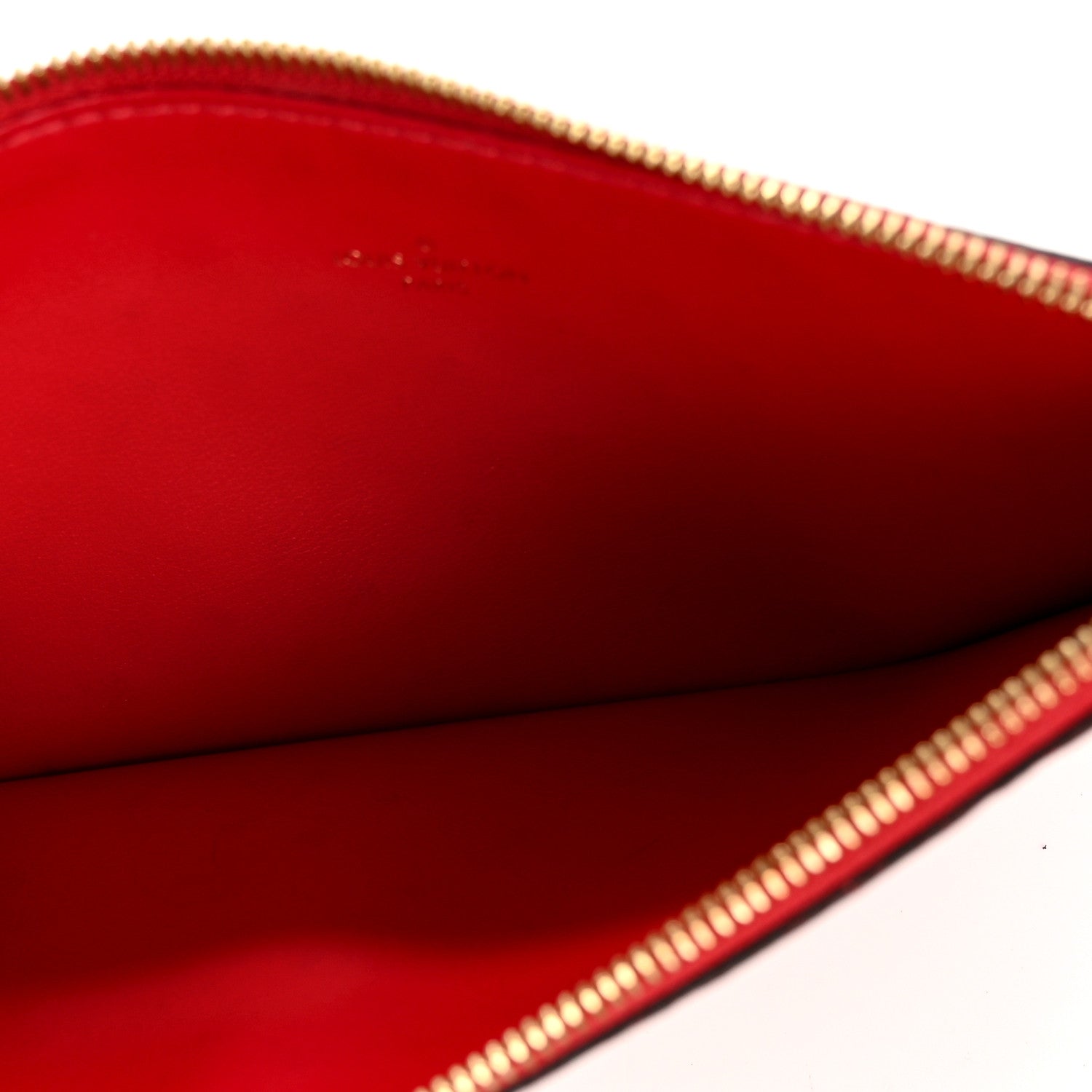 Empreinte Felicie Chain Wallet Zippered Insert Cherry