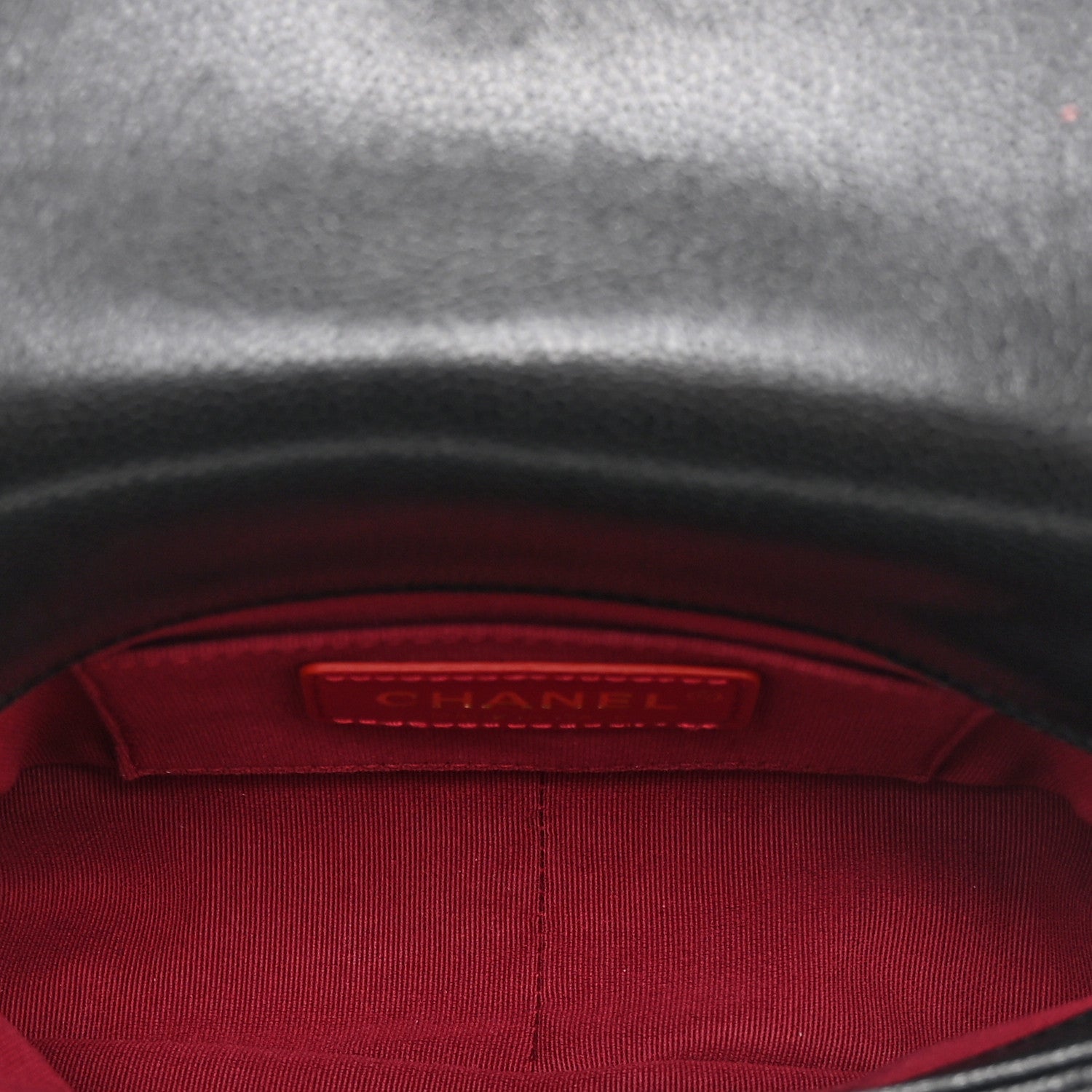 Caviar Quilted Mini Twist Your Buttons Flap Black