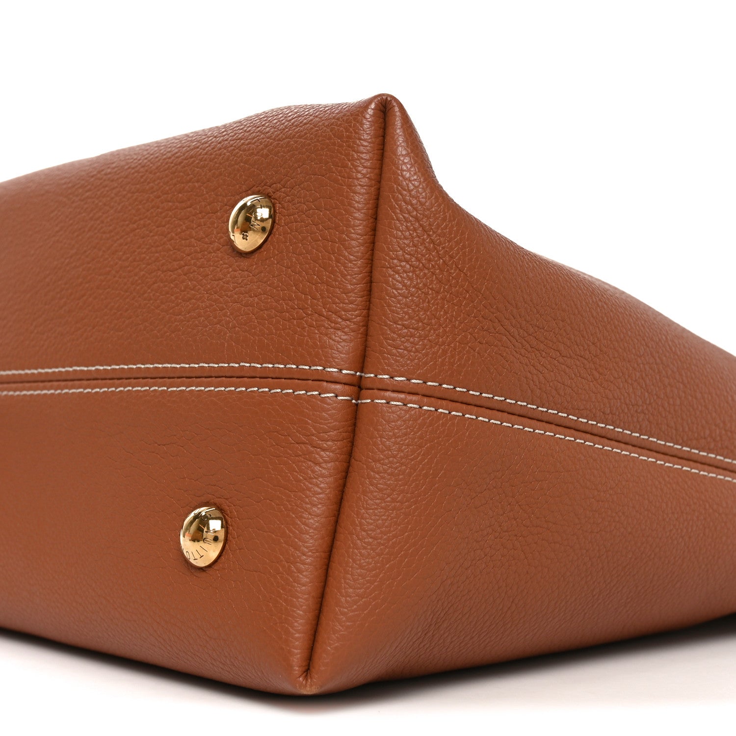 Grained Calfskin Low Key Hobo PM Cognac