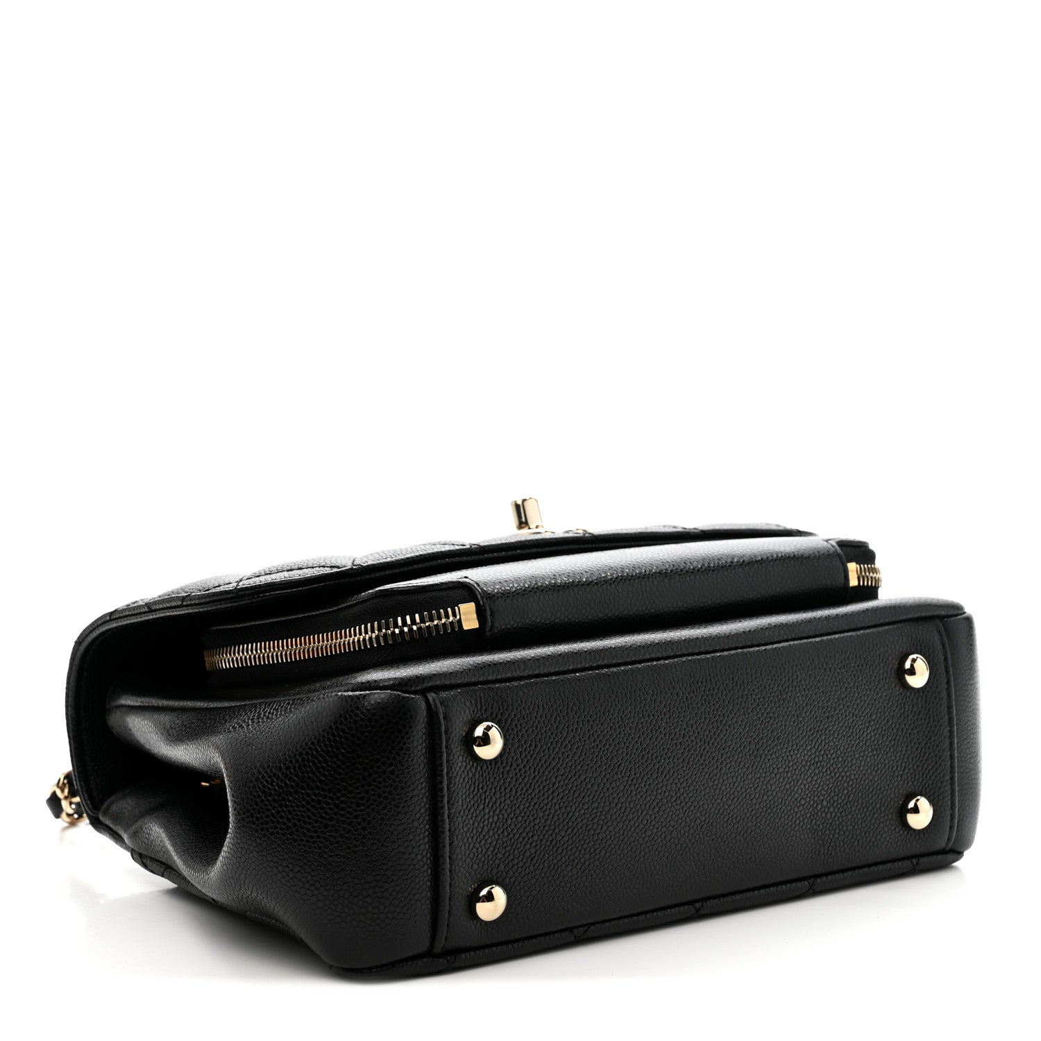 Caviar Quilted Medium Business Affinity Flap Black