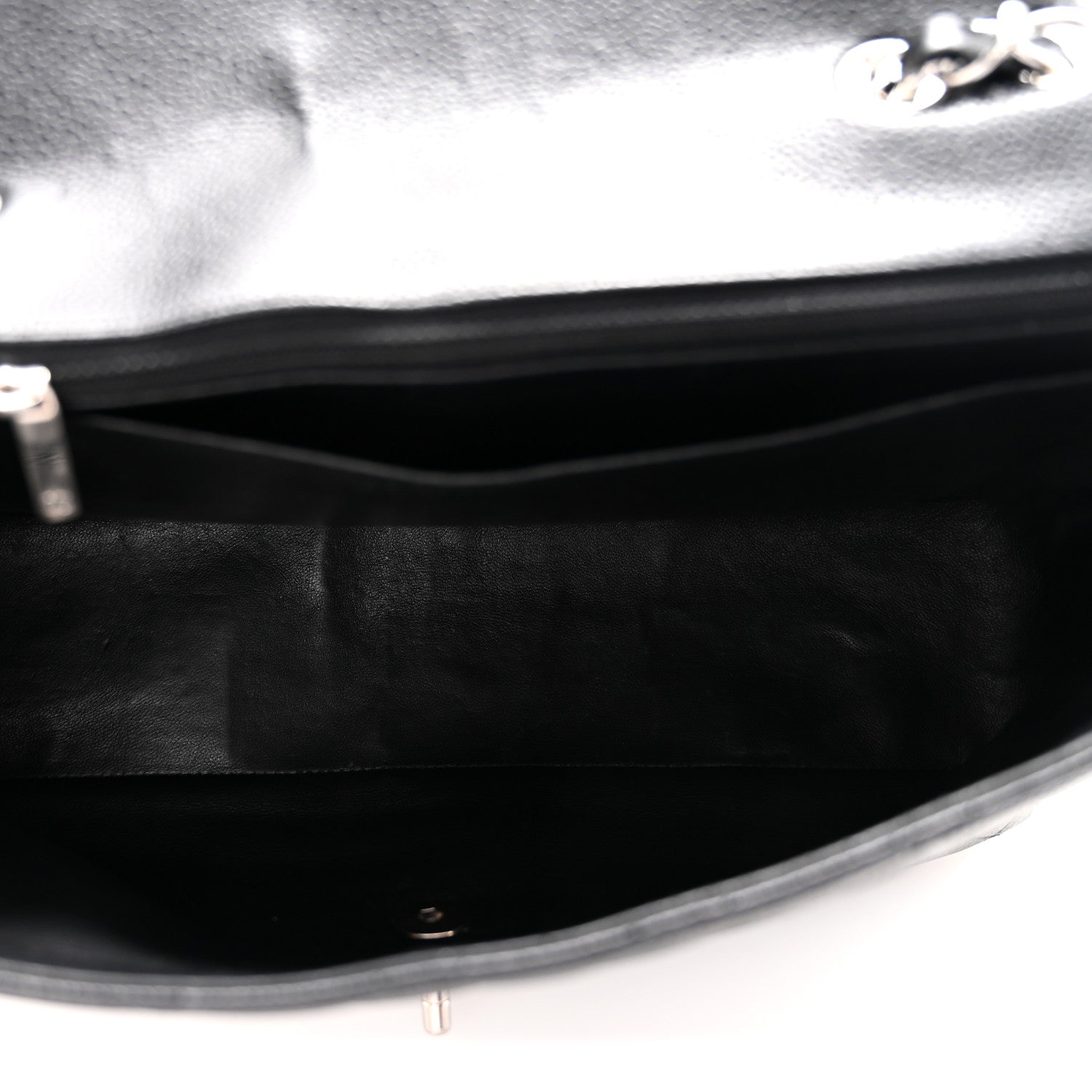 Caviar Quilted Jumbo Single Flap Black