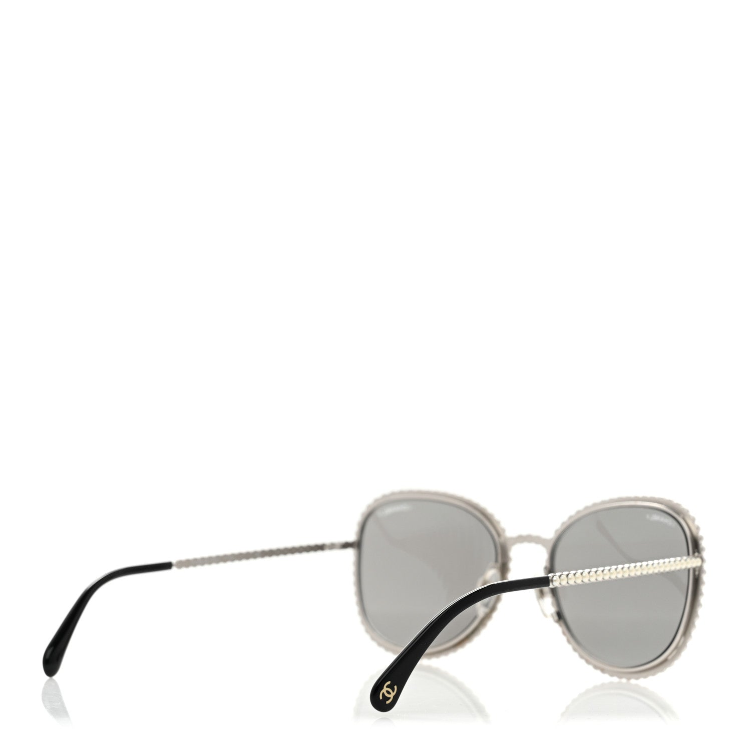 Beaded Sunglasses 71337 Silver