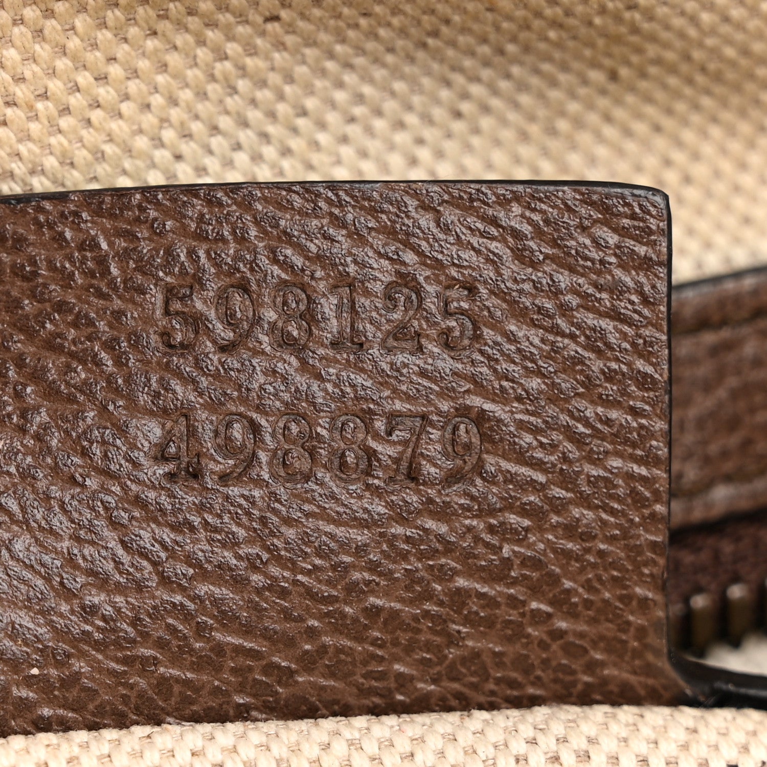 GG Supreme Monogram Web Small Ophidia Half Moon Hobo Brown