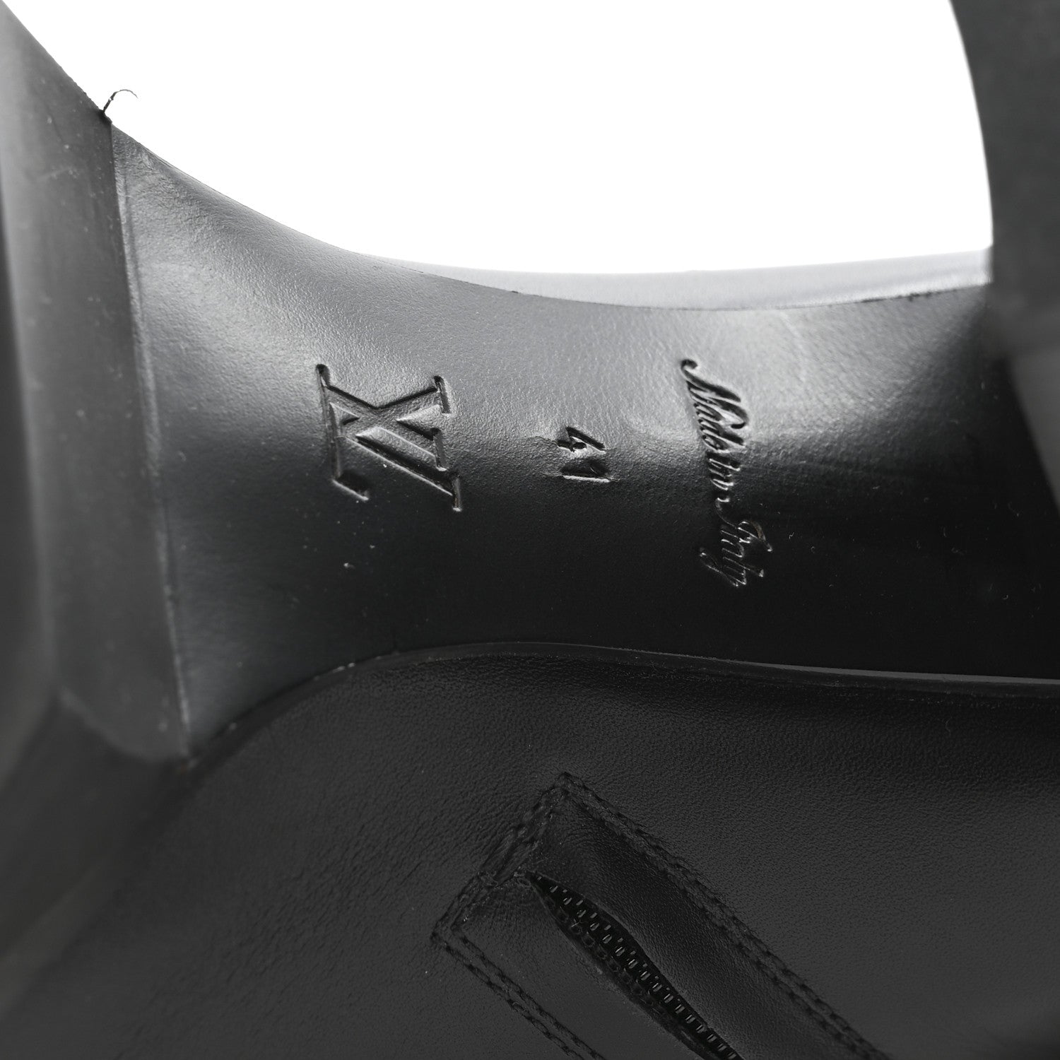 Calfskin Monogram Star Trail Ankle Boots 41 Black