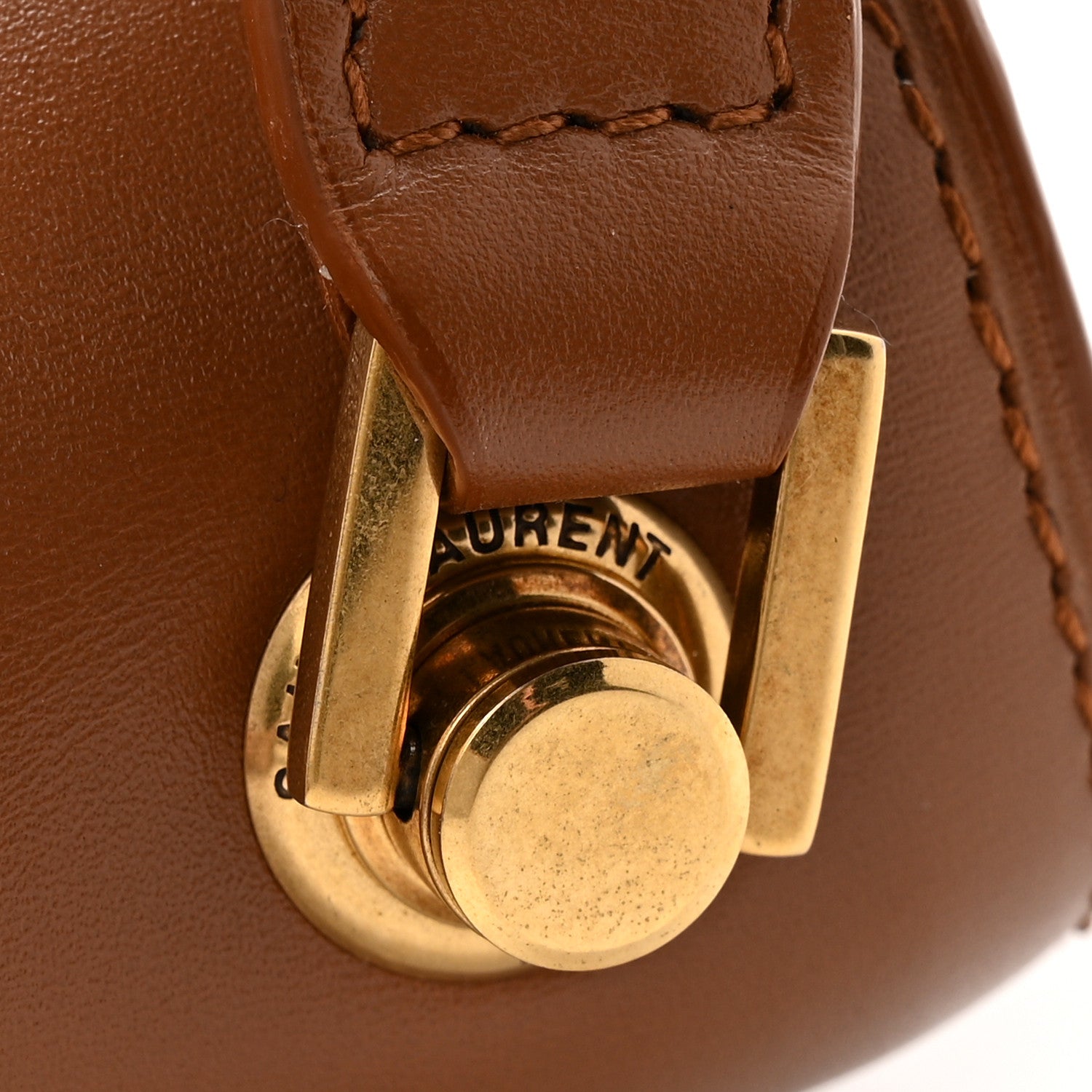Smooth Calfskin Carre Satchel Brick