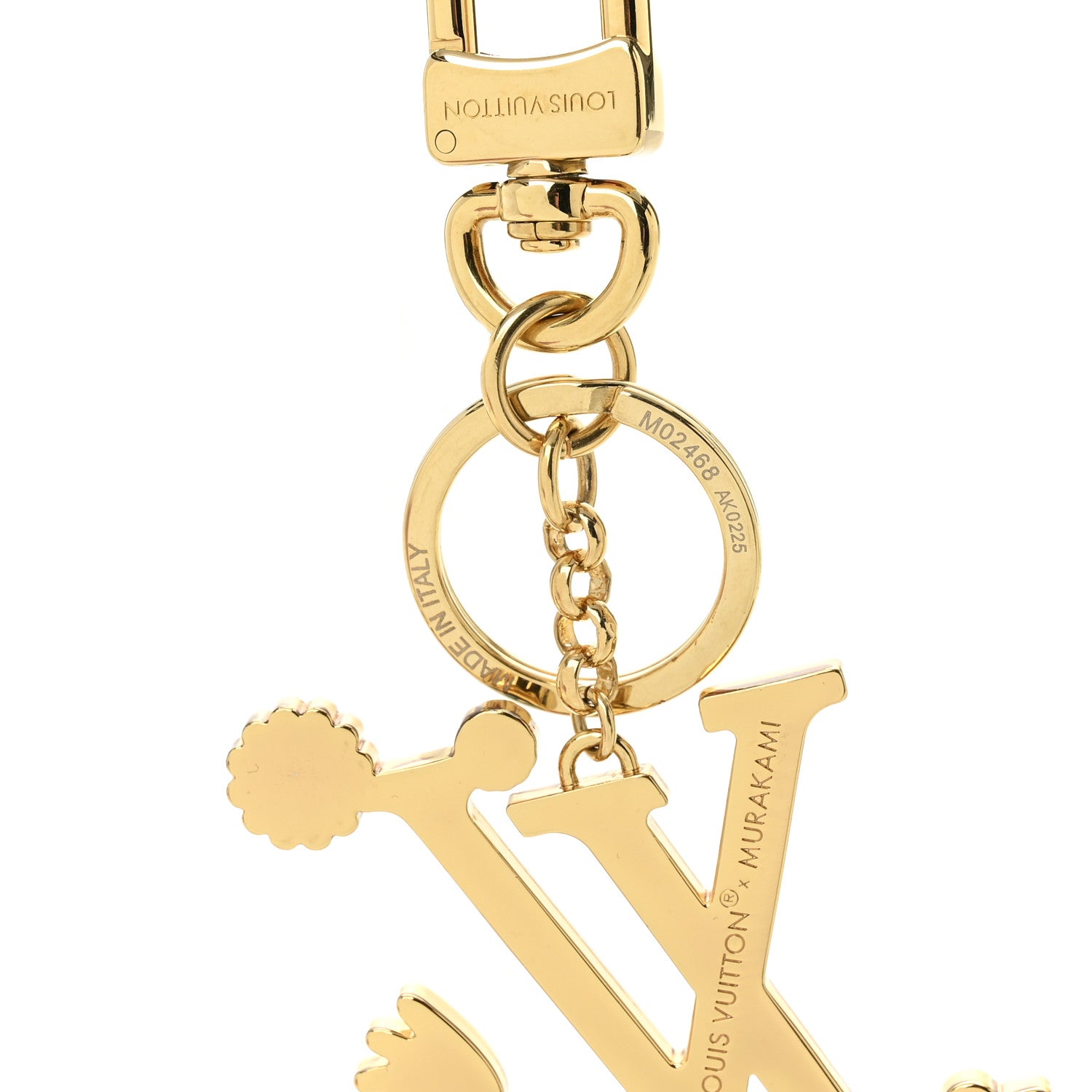LV X TM Iconic Superflat Bag Charm Key Holder Multicolor