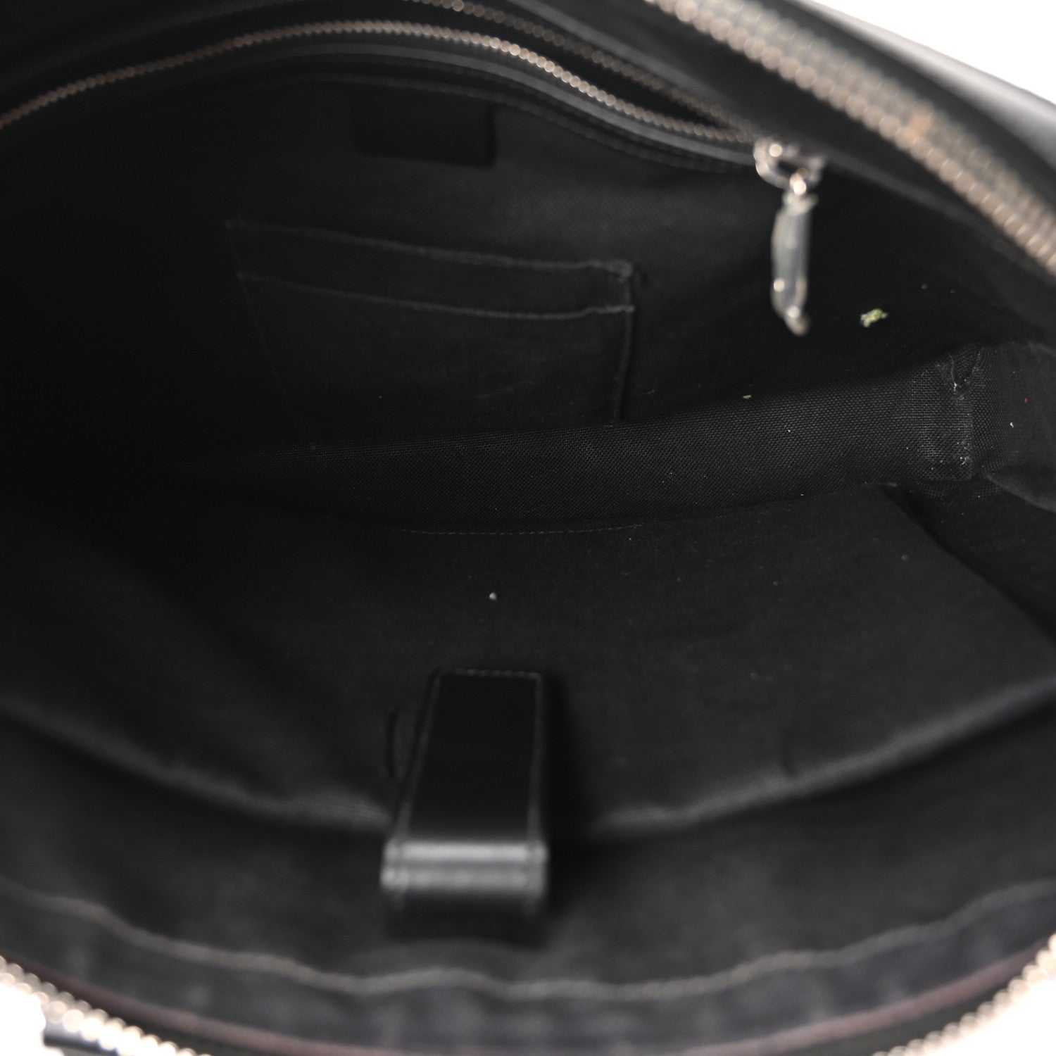 GG Supreme Monogram Appia Calfskin Web Briefcase Black