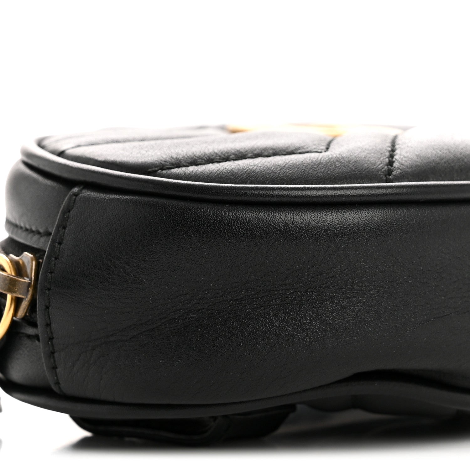 Calfskin Matelasse GG Marmont Belt Bag 105 42 Black