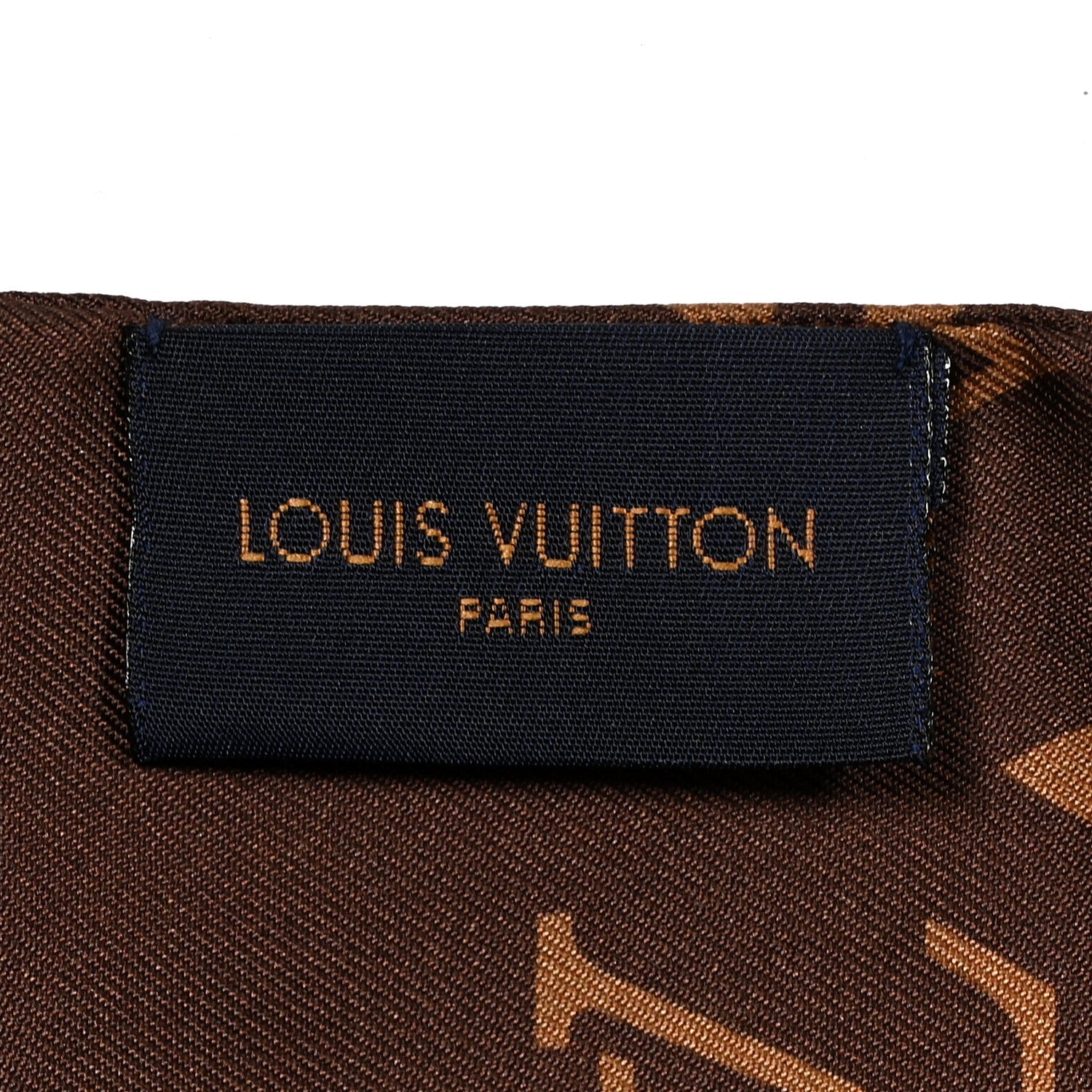 Silk Monogram Confidential Bandeau Brown