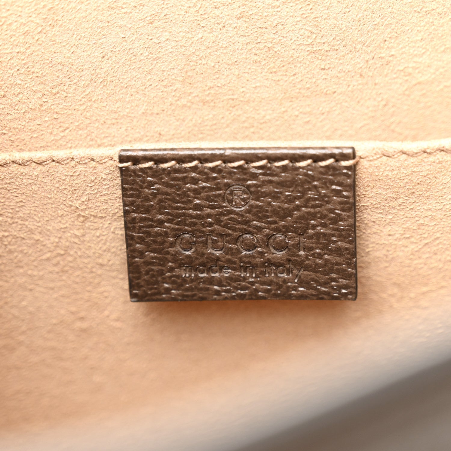 GG Supreme Monogram Web Ophidia Pouch Brown