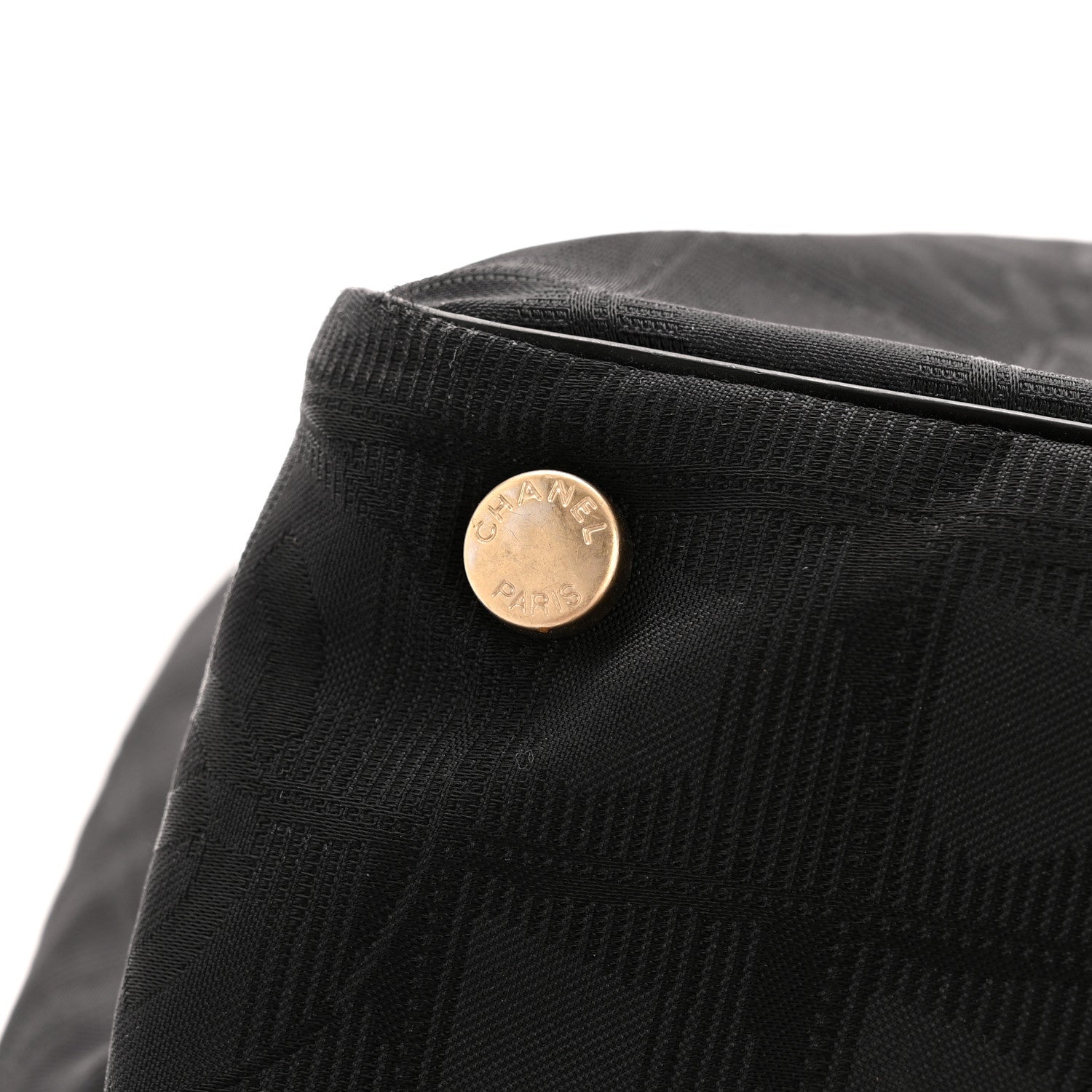 Nylon Large Travel Tote Black