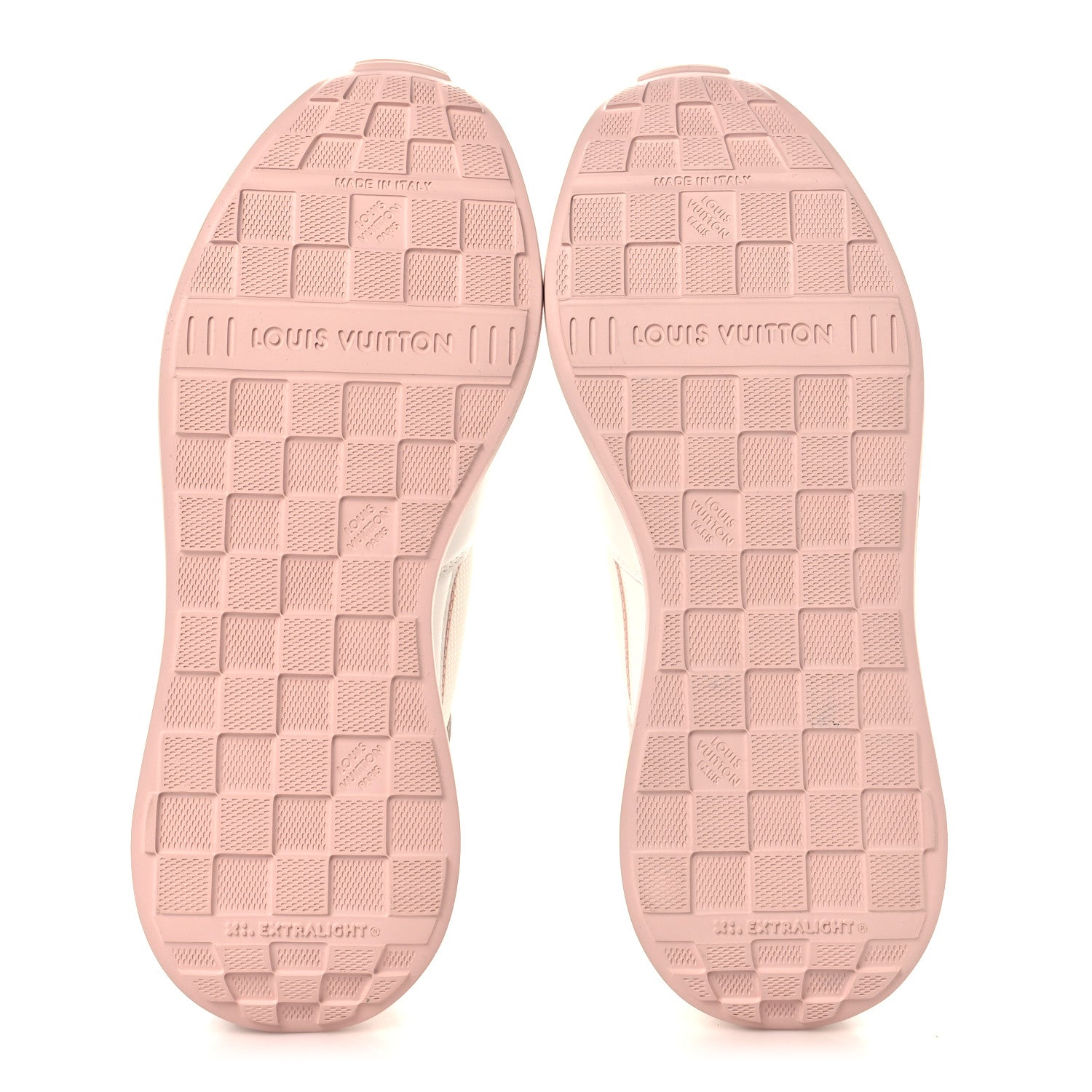 Calfskin Neo Run Away Sneakers 39 White Pink