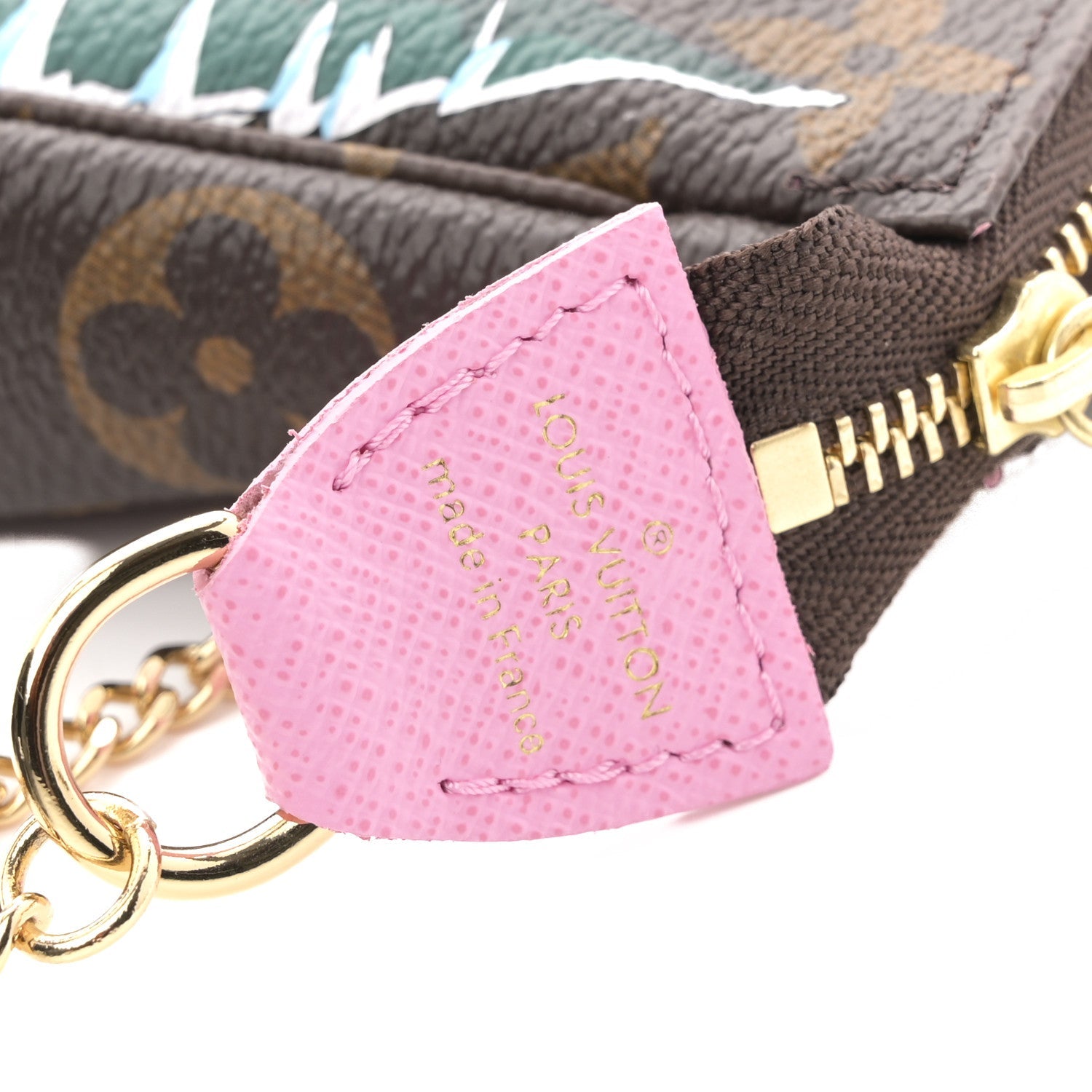 Monogram 2023 Christmas Animation Alpine Pochette Accessories Pink