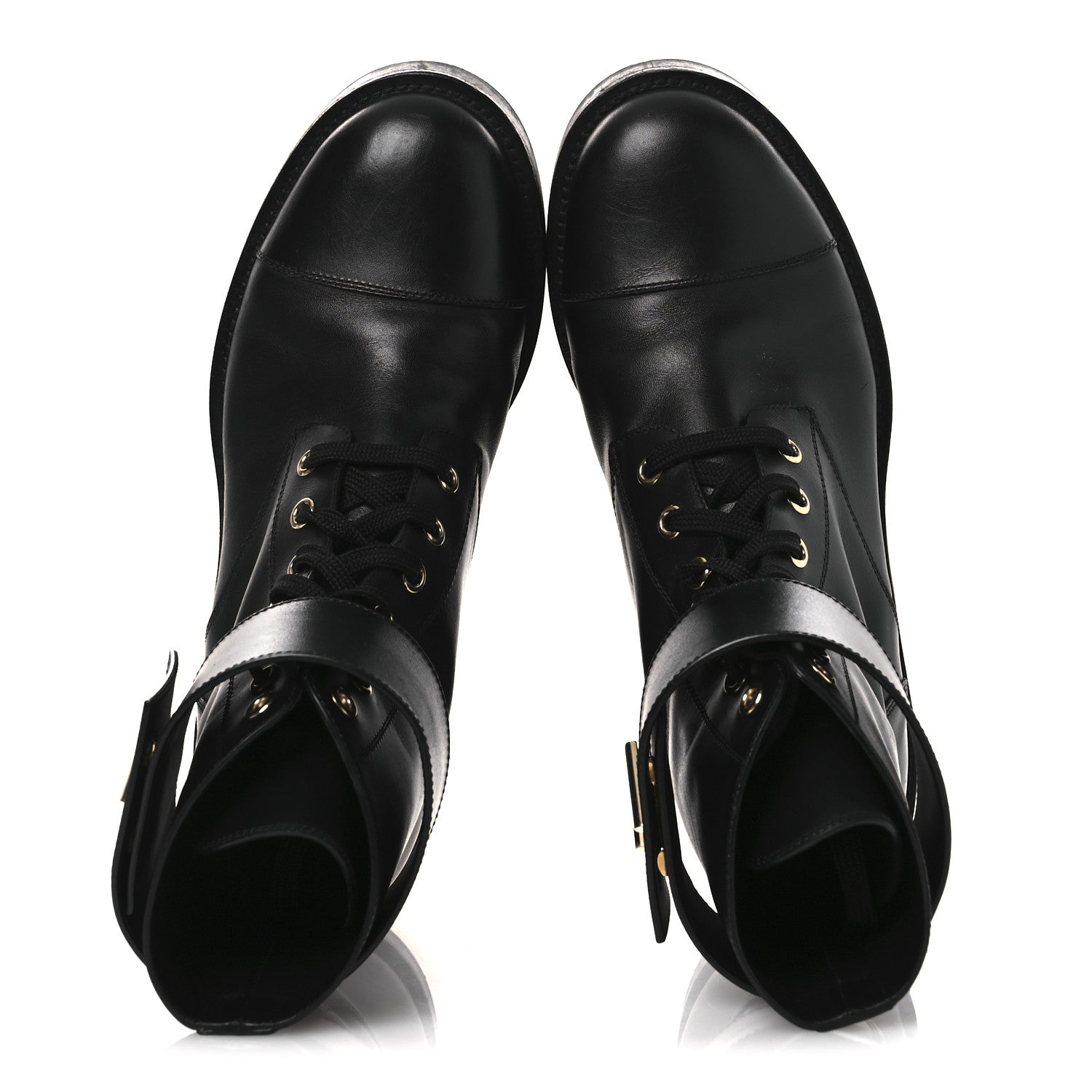 Calfskin Wonderland Ranger Boots 37.5 Black