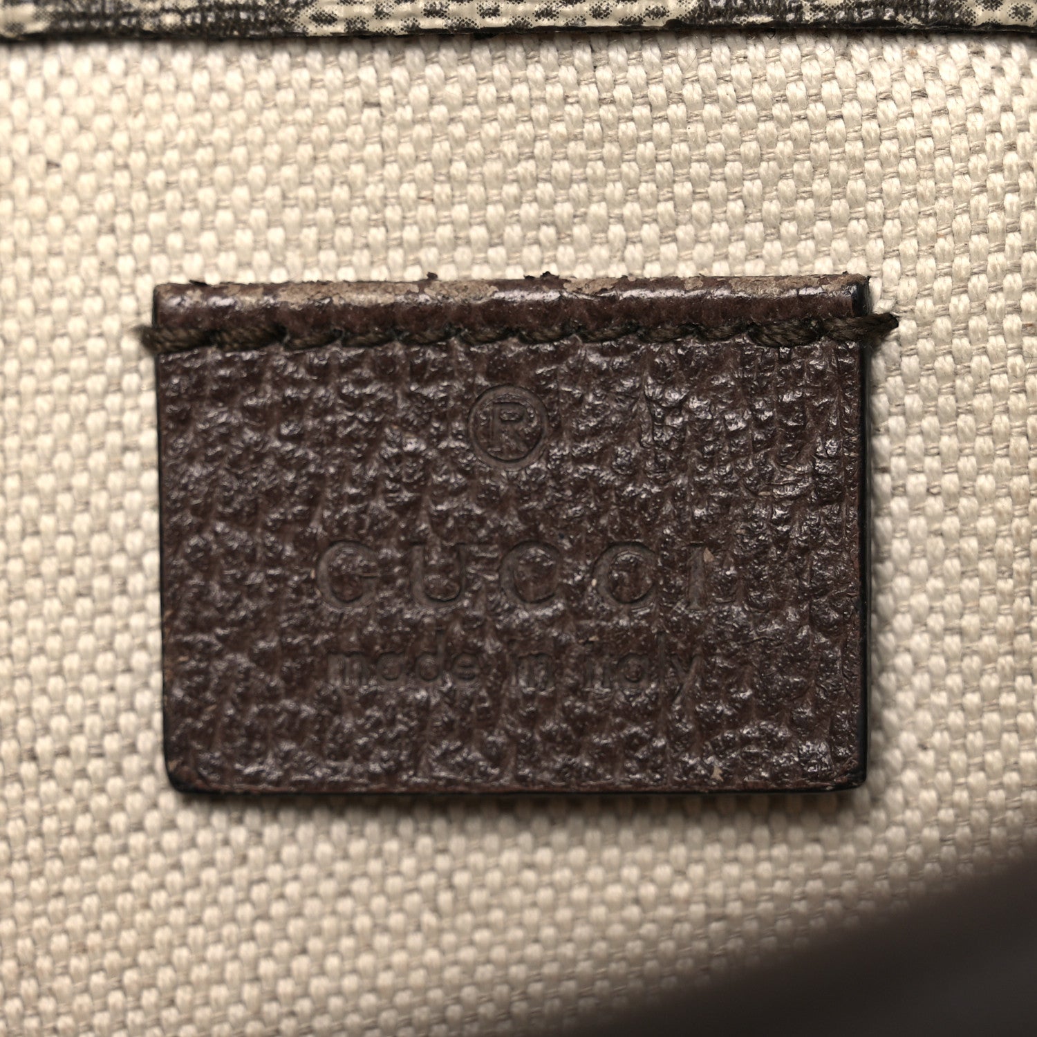 GG Supreme Monogram Neo Vintage Web Belt Bag Brown
