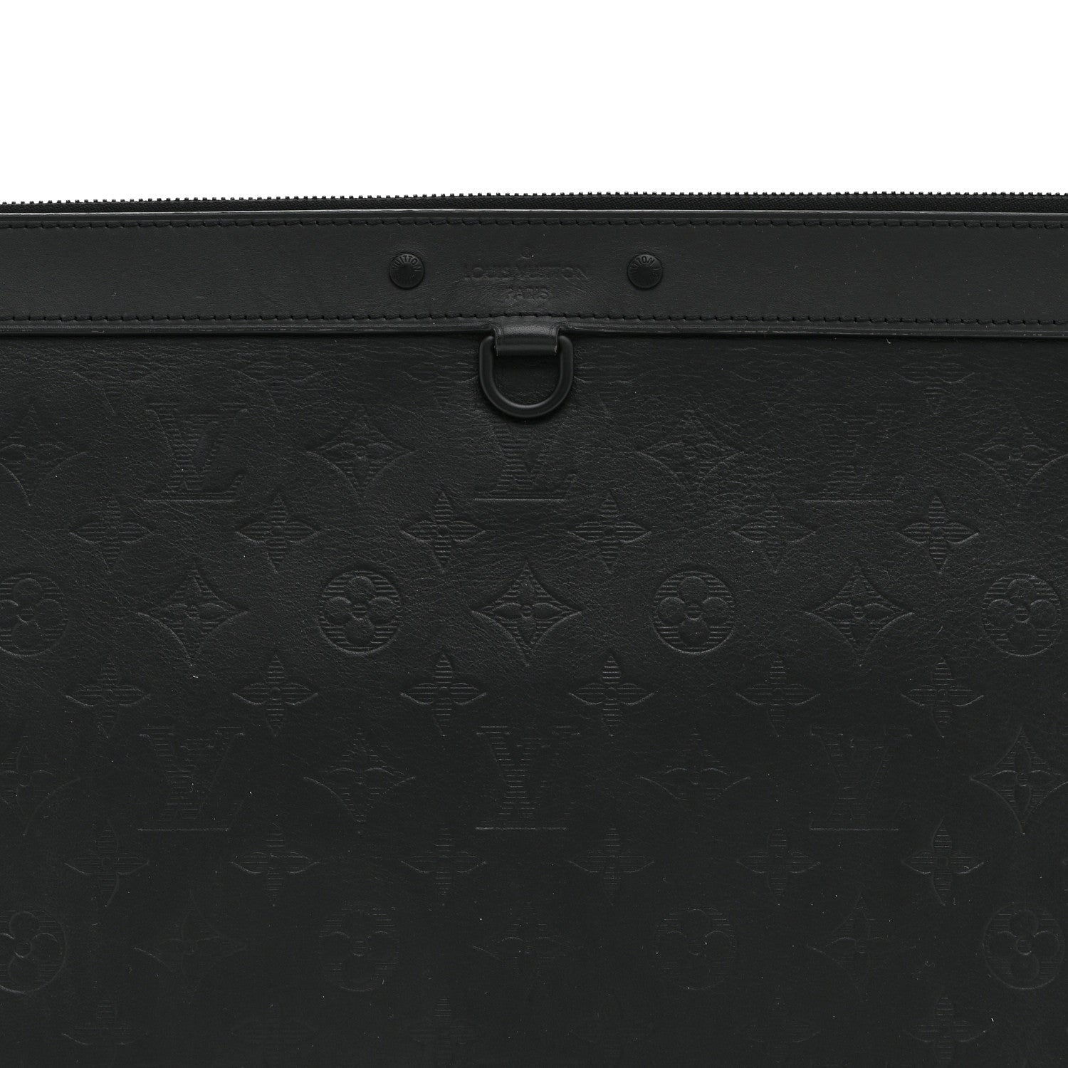 Calfskin Monogram Shadow Discovery Pochette Black