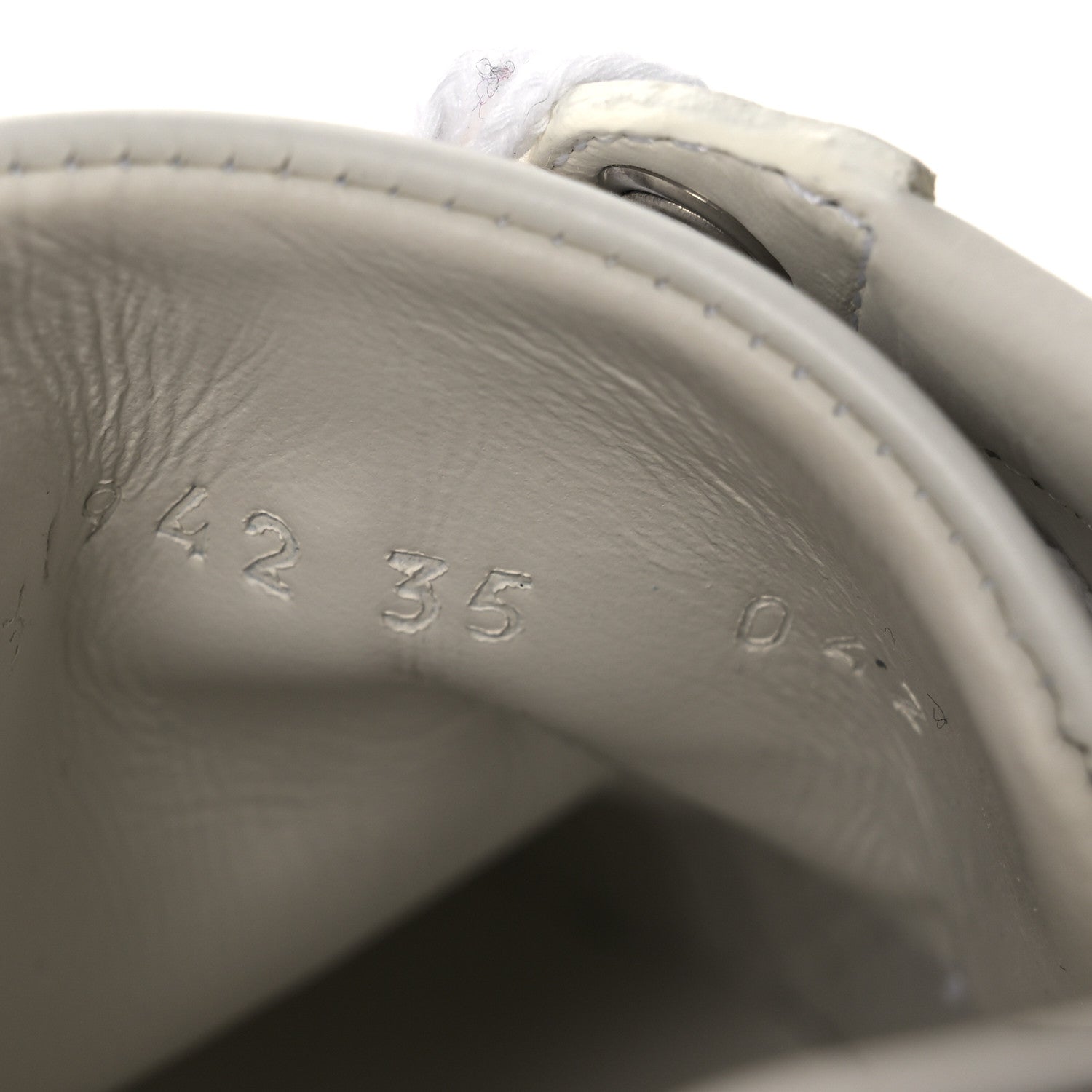 Calfskin Ayers Bee Embroidered Womens Ace Sneakers 35 White Green