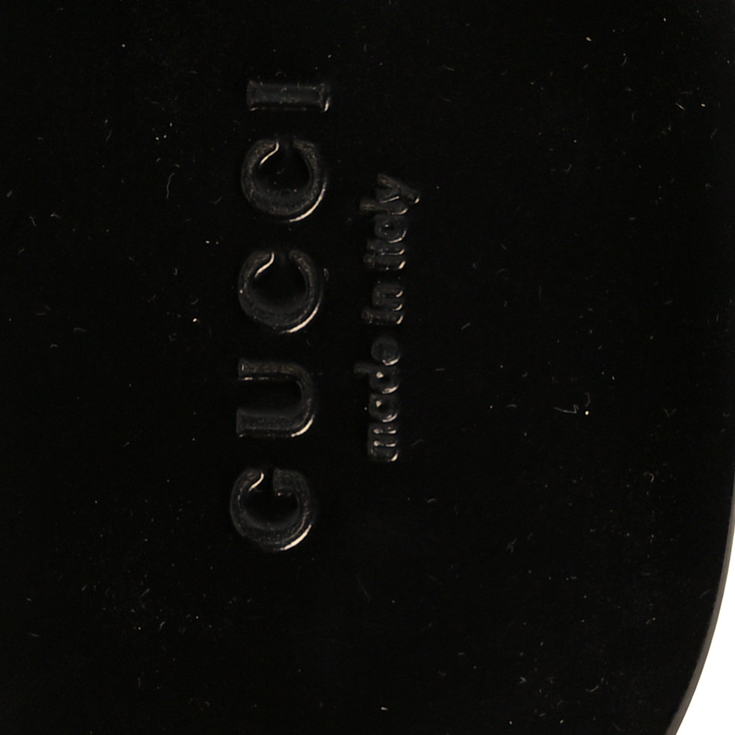 Calfskin GG Marmont Thong Sandals 36 Black