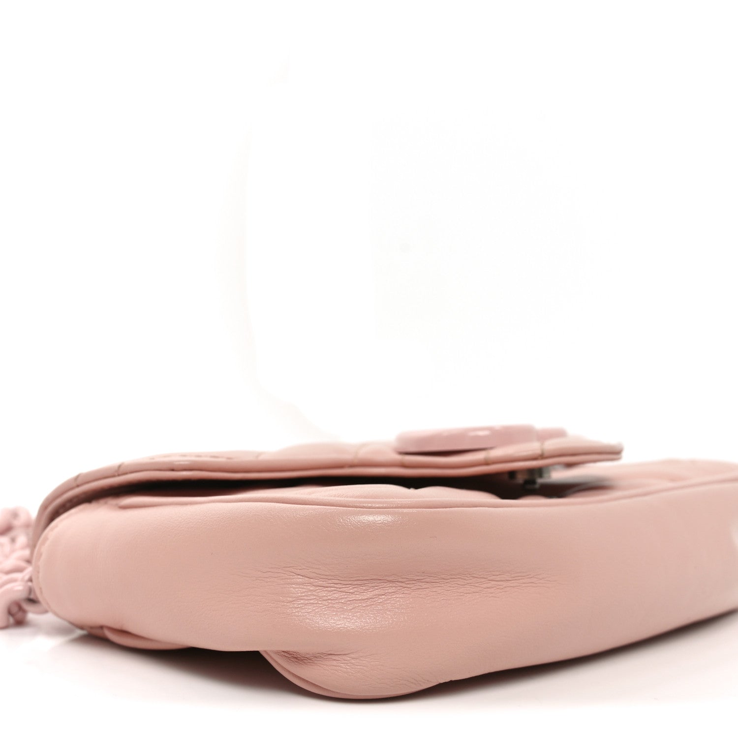 Calfskin Matelasse Monochrome GG Marmont Chain Belt Bag Perfect Pink