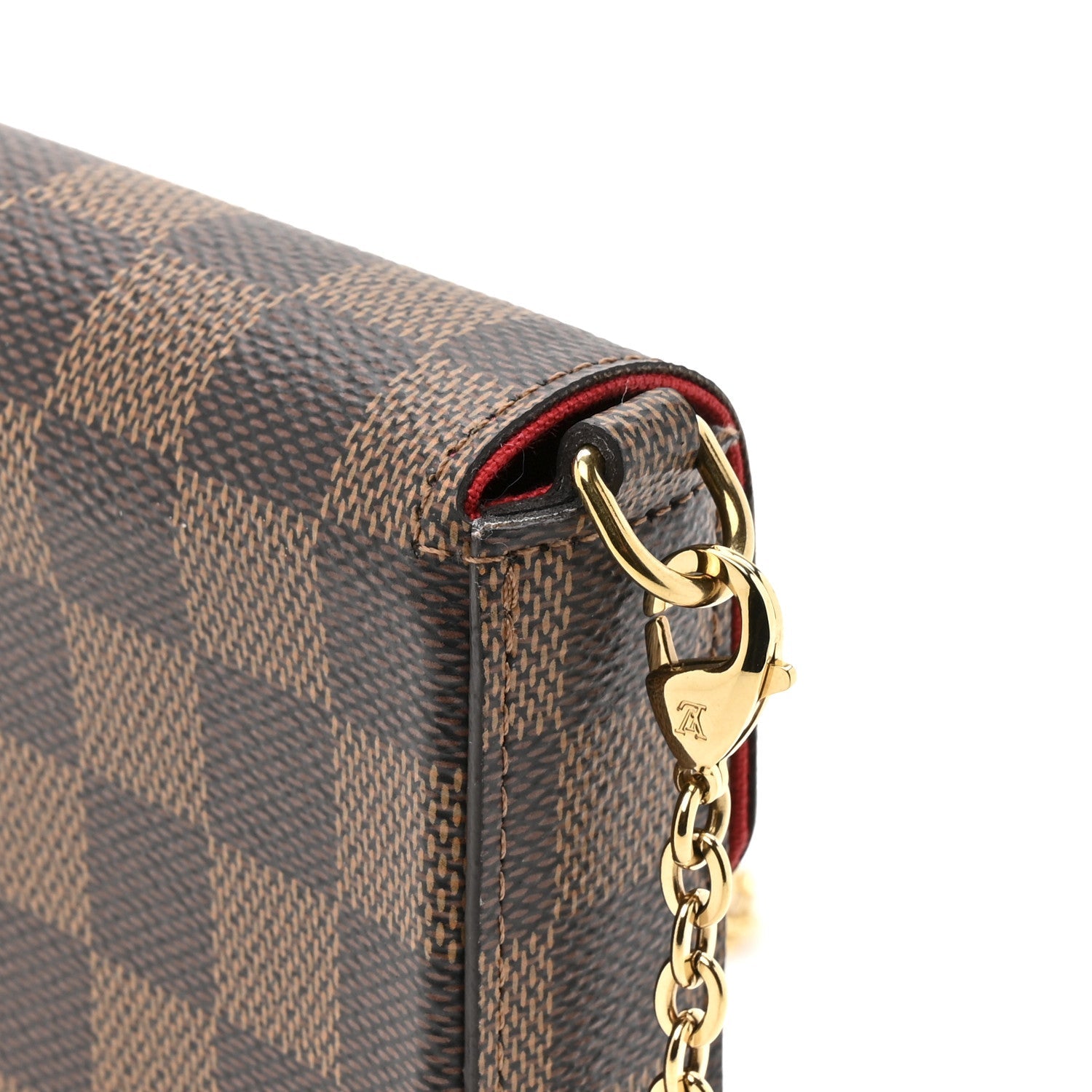 Damier Ebene Pochette Felicie Chain Wallet