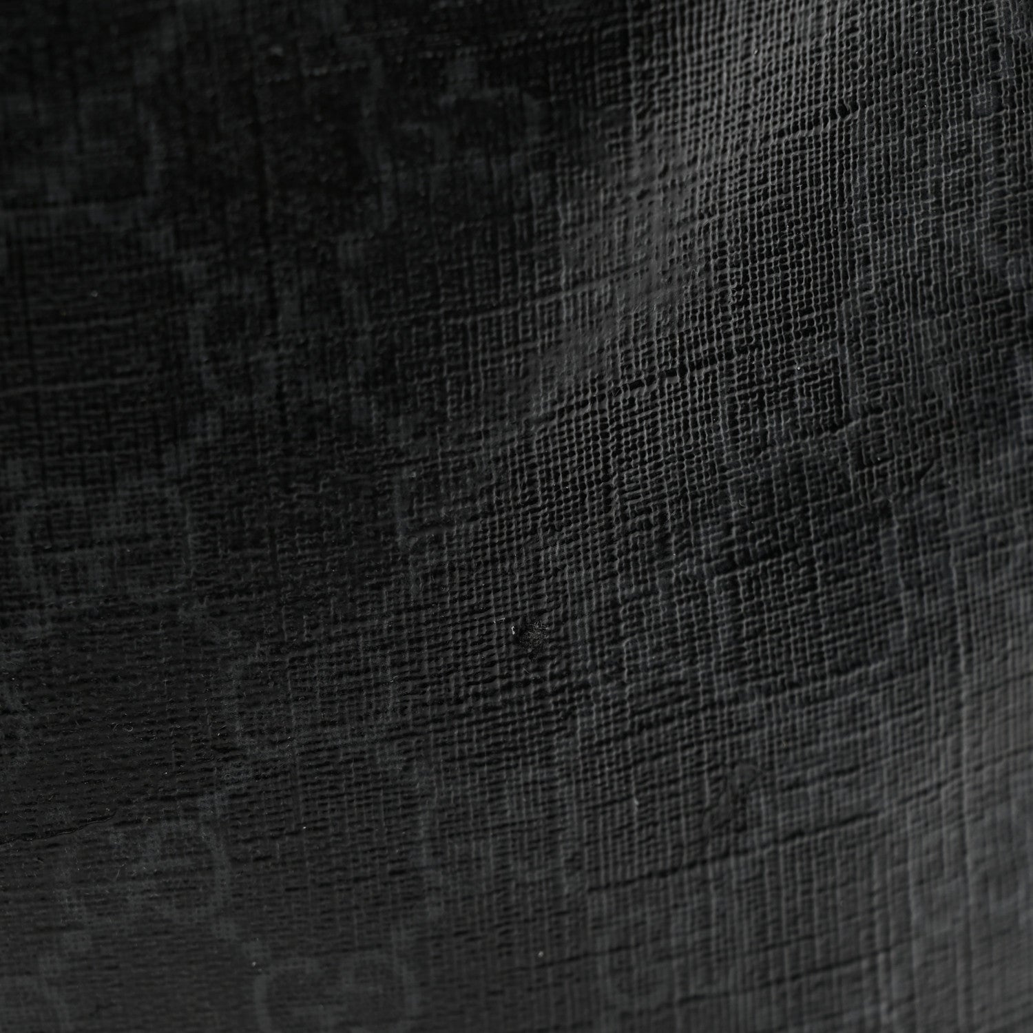 GG Supreme Monogram Appia Calfskin Web Flat Messenger Bag Black Grey